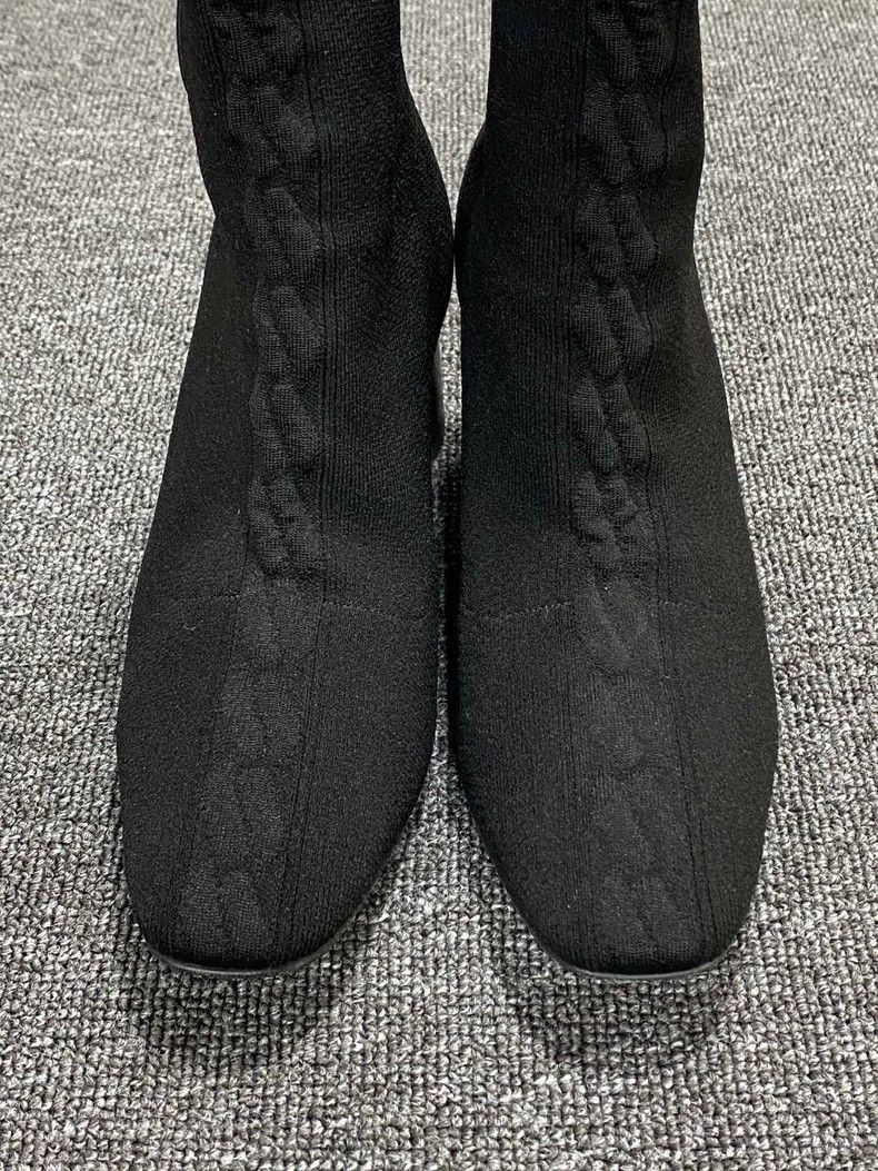 Hermes Comfortable Knit Short Boots by Hermes-2506 Size US 8 / IT 38 - 4 Thumbnail