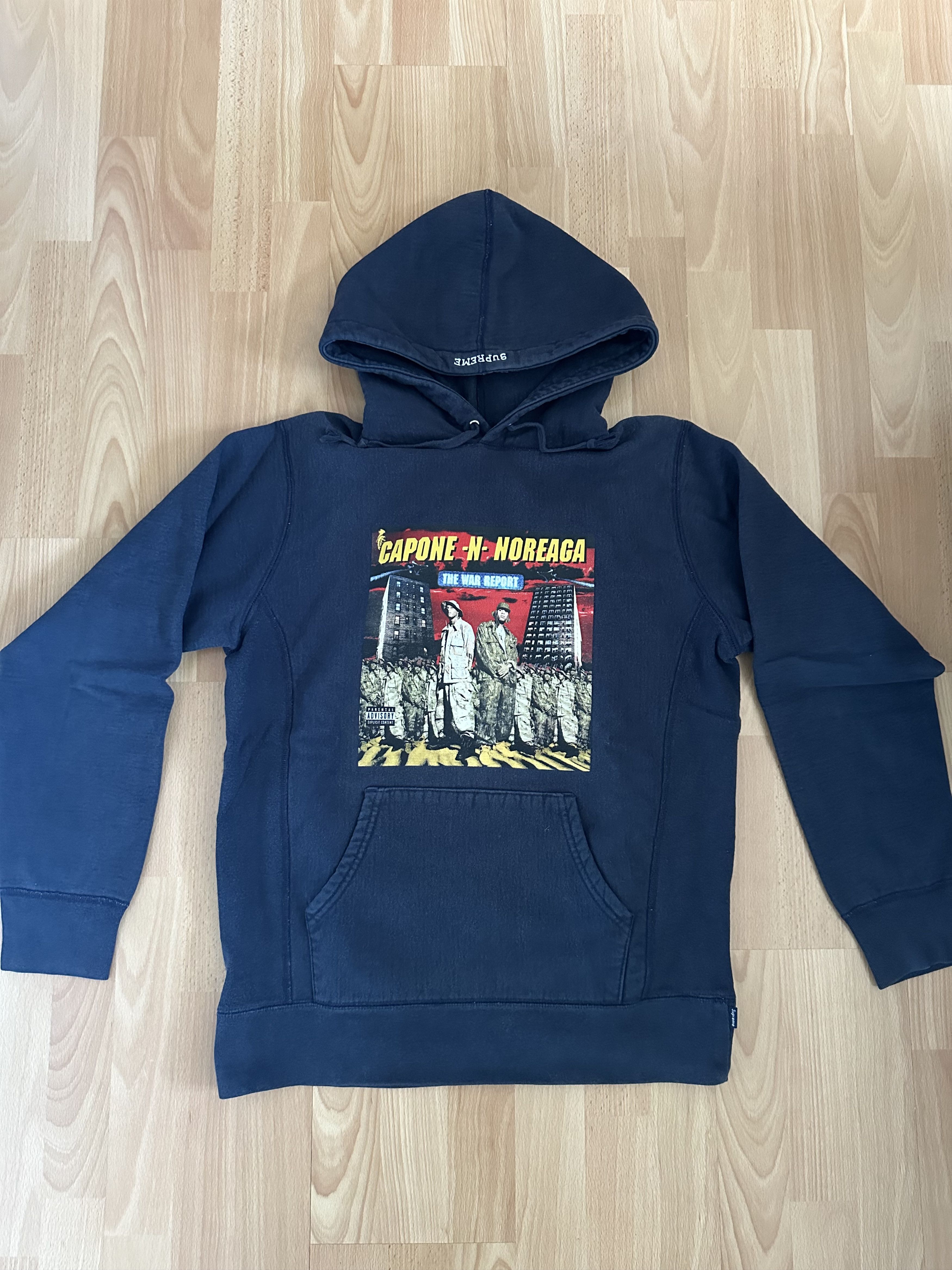 Supreme x The War Report Hooded Sweatshirt (Navy)