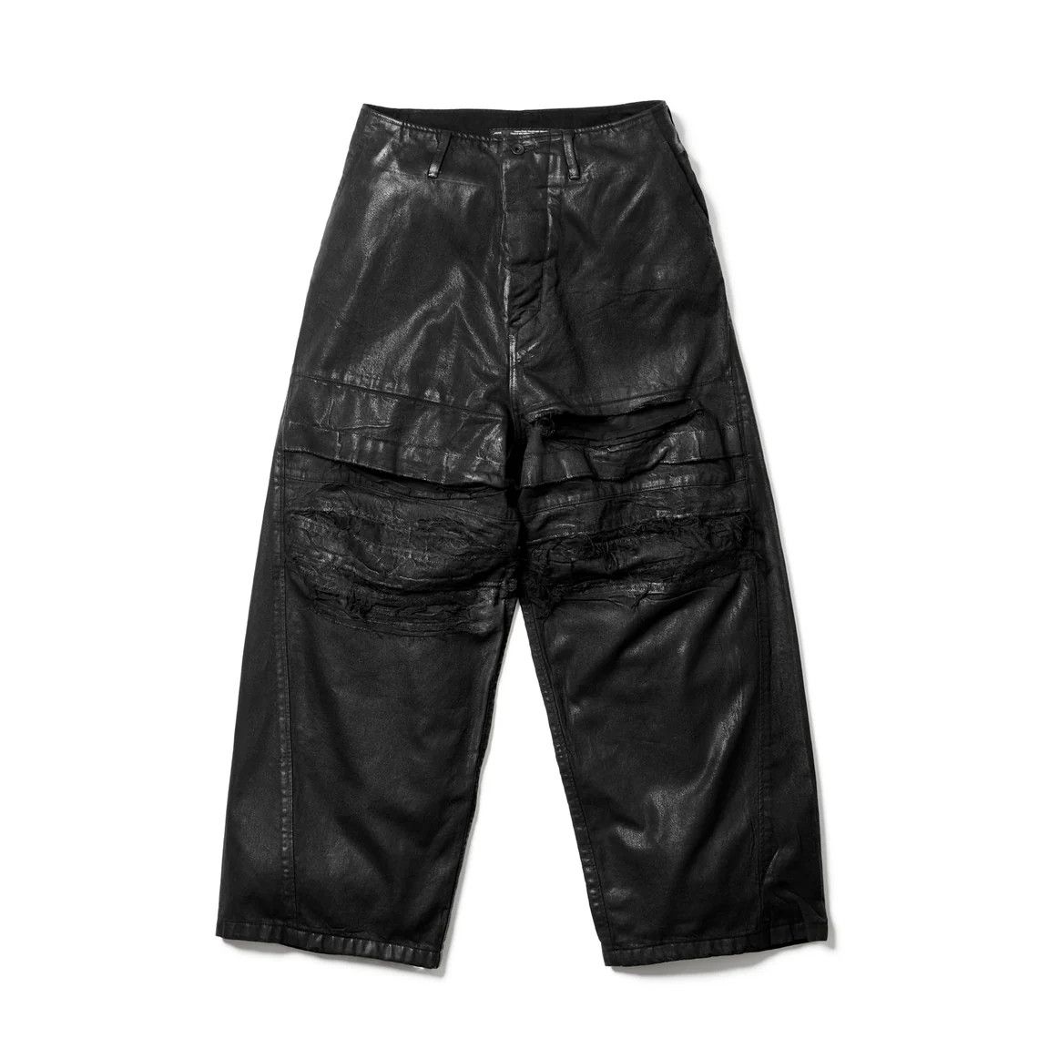 Julius 927PAM8-C Black / Coated Destroy Baggy Pants Size US 30 / EU 46 - 5 Thumbnail