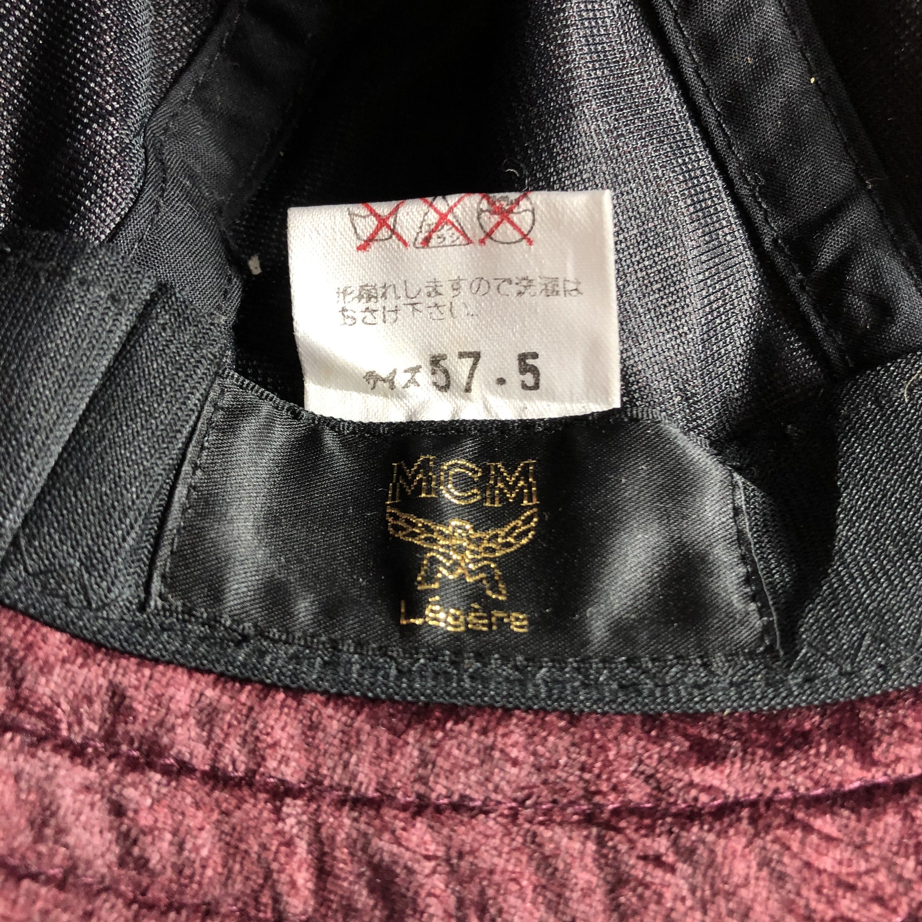 MCM × Vintage Womens MCM Legere Bucket Hats Beanie -D700 Size ONE SIZE - 5 Thumbnail