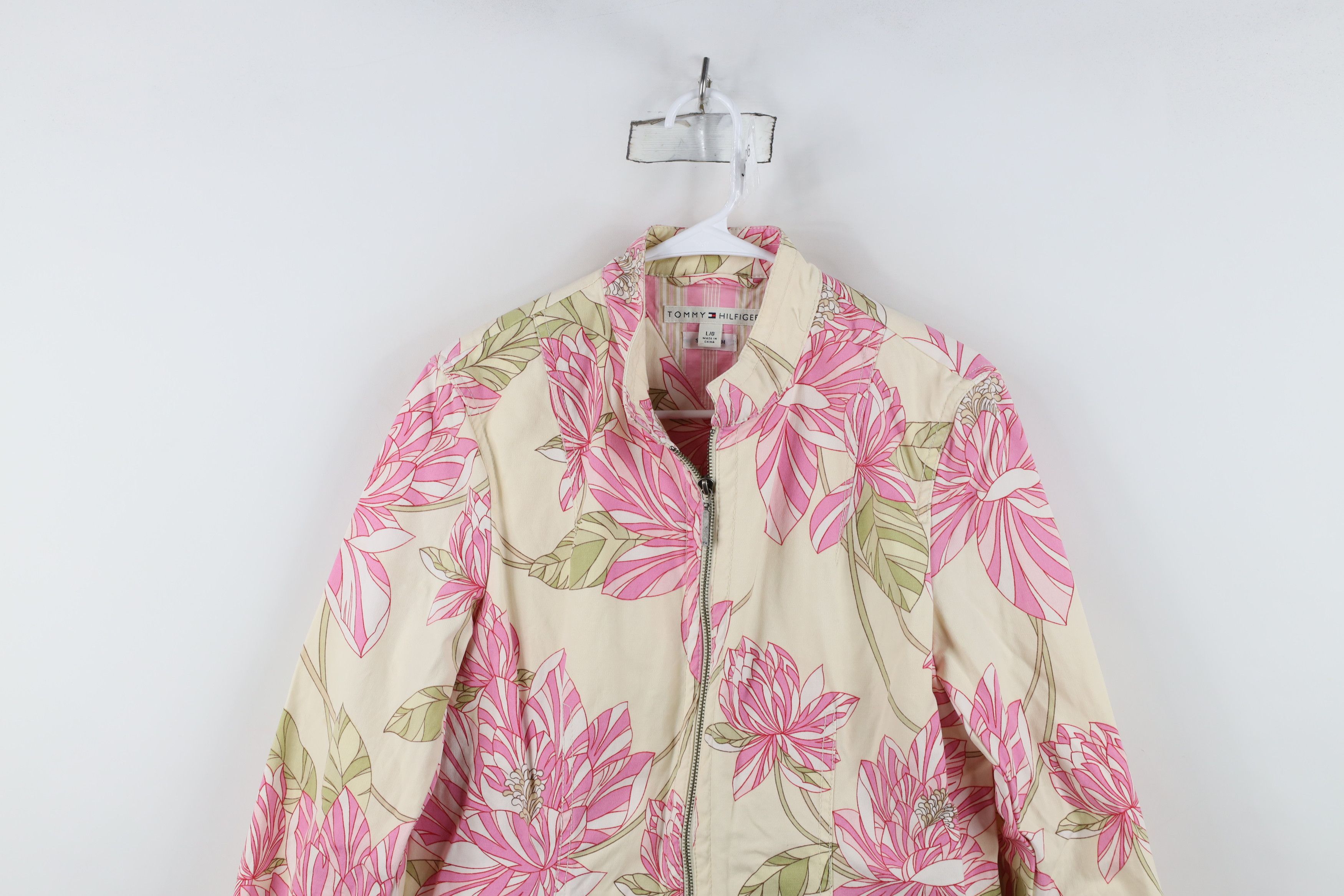 Tommy Hilfiger Vintage Y2K Tommy Hilfiger Flower Kimono Style Jacket Size L / US 10 / IT 46 - 2 Thumbnail