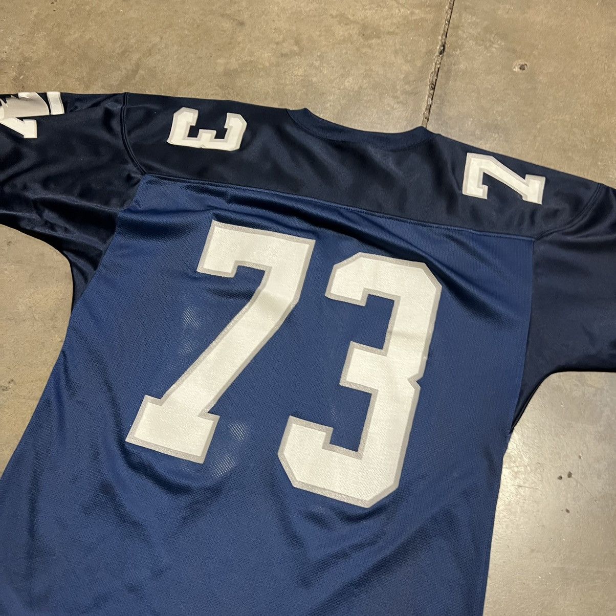 Vintage Vintage Mesh Football Jersey Practice Warm Up Cropped 80s Size US L / EU 52-54 / 3 - 8 Thumbnail