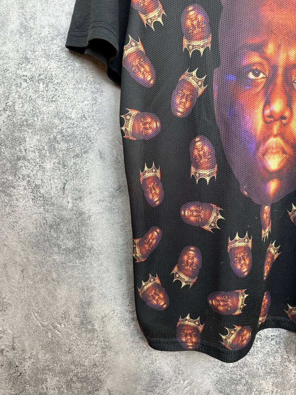 Vintage Notorious BIG Biggie Smalls Graphic T-Shirt Crown Mesh Front Size US XL / EU 56 / 4 - 6 Thumbnail