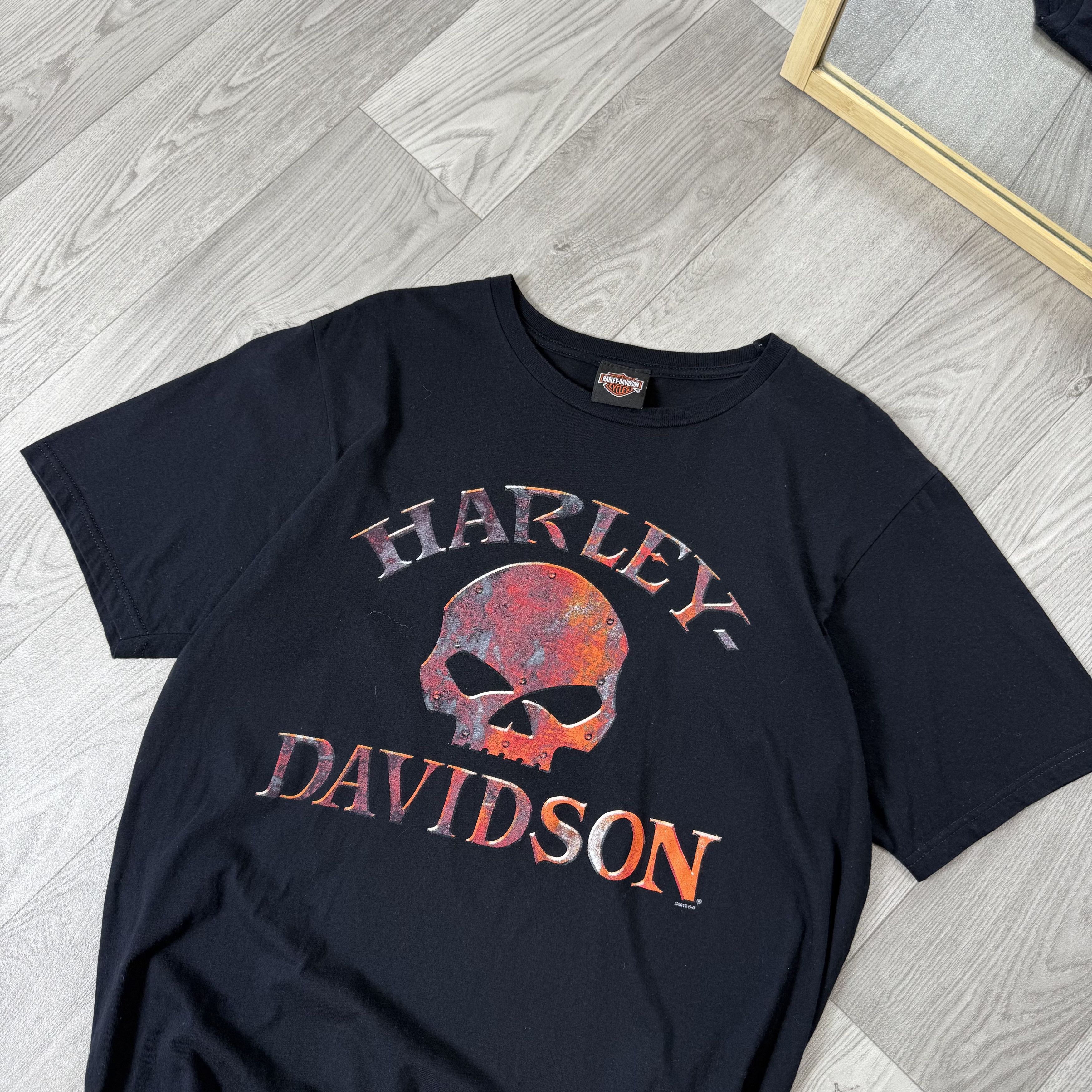 Harley Davidson Vintage Harley Davidson 90s Graphic Tee Shirt Black L Size US L / EU 52-54 / 3 - 7 Thumbnail