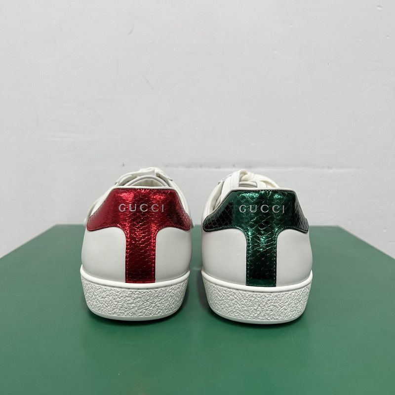 Gucci Gucci Ace Leather Low-Top Sneakers for Men - Size US 8 / EU 41 - 3 Thumbnail