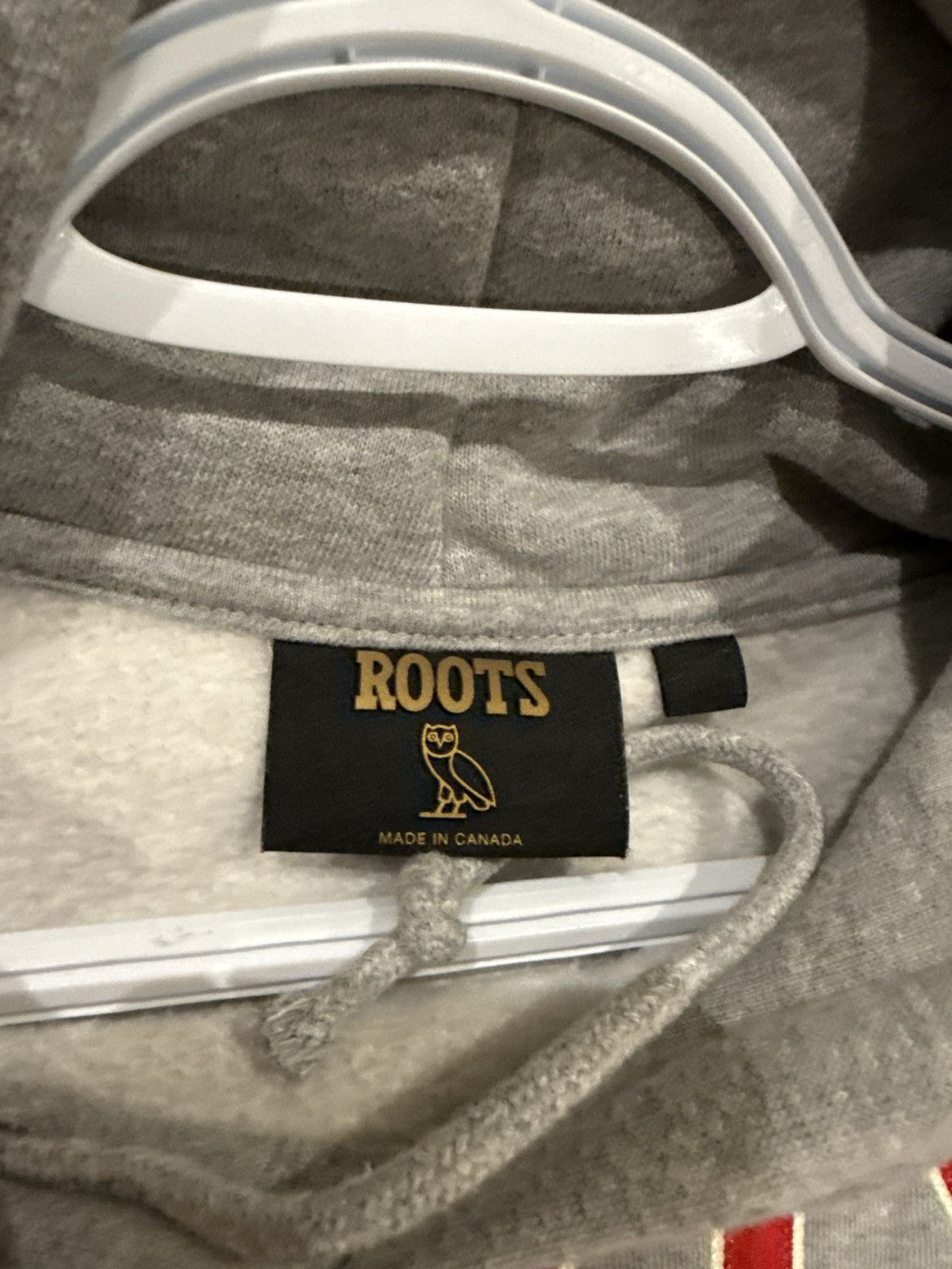 October's Very Own × Roots OVO x ROOTS FW20 GREY VARSITY HOODIE Size US L / EU 52-54 / 3 - 4 Thumbnail