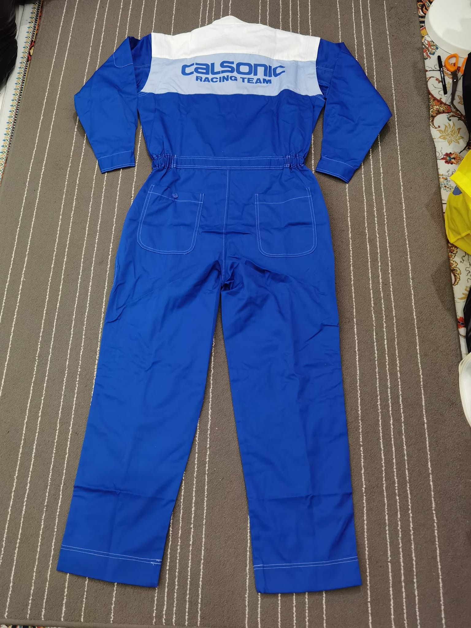 Japanese Brand JDM calsonic RACING TEAM COVERALL M w34 - 37 Size US 34 / EU 50 - 2 Thumbnail