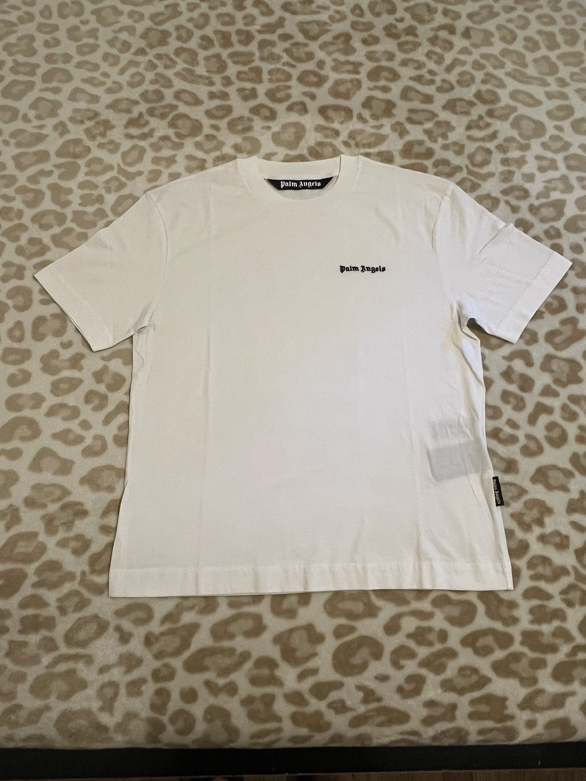 Palm Angels Palm Angels Embroidered-Logo Cotton T-Shirt Small New Size US S / EU 44-46 / 1 - 2 Thumbnail