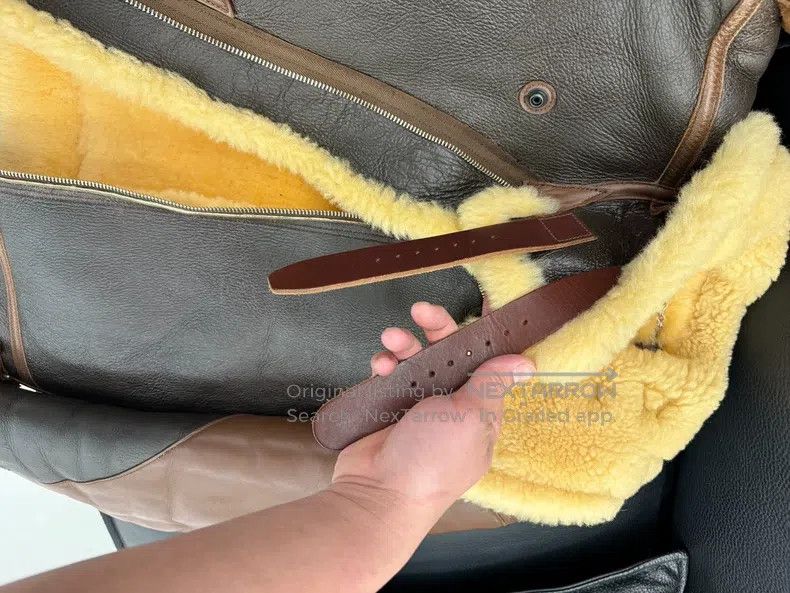 The Real McCoy's The Real McCoys Fur Integrated B3 Bomber Jacket Cargo Leat Size US S / EU 44-46 / 1 - 5 Thumbnail