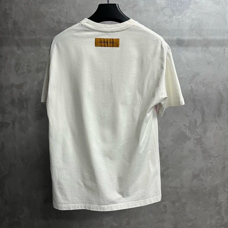 Louis Vuitton Louis Vuitton White Graffiti Short Sleeve T-Shirt-2508 Size US M / EU 48-50 / 2 - 5 Thumbnail