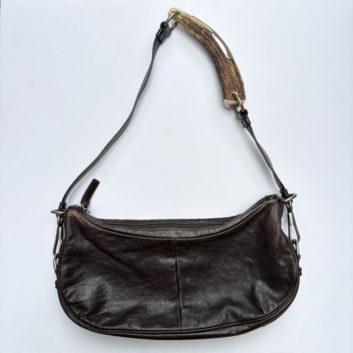 Yves Saint Laurent YVES SAINT LAURENT by Tom Ford BLACK LEATHER MOMBASA BAG Size ONE SIZE - 3 Thumbnail