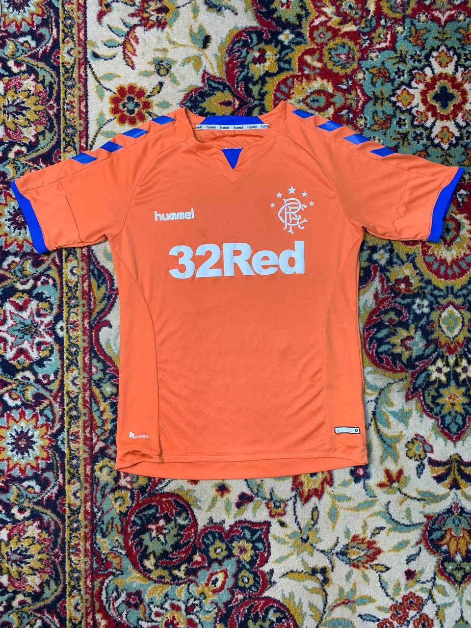 Hummel RANGERS 2018/2019 THIRD FOOTBALL SHIRT JERSEY HUMMEL Size US M / EU 48-50 / 2 - 1 Thumbnail
