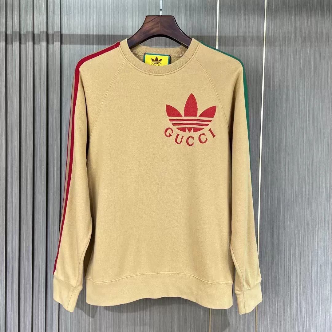 Gucci Gucci x Adidas Embroidered Sweatshirt Size XS / US 0-2 / IT 36-38 - 1 Thumbnail