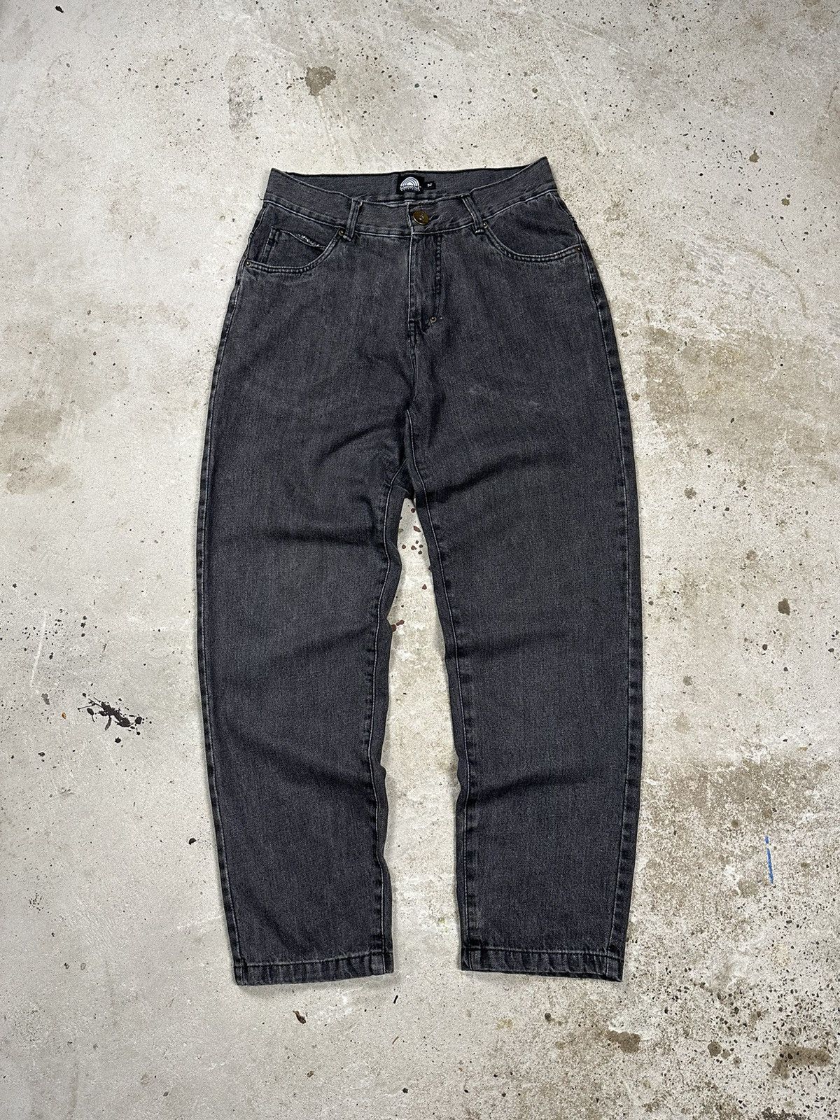 Southpole × Vintage Vintage Southpole Grey Baggy Embroidery Logo Denim Pants Size US 32 / EU 48 - 2 Thumbnail