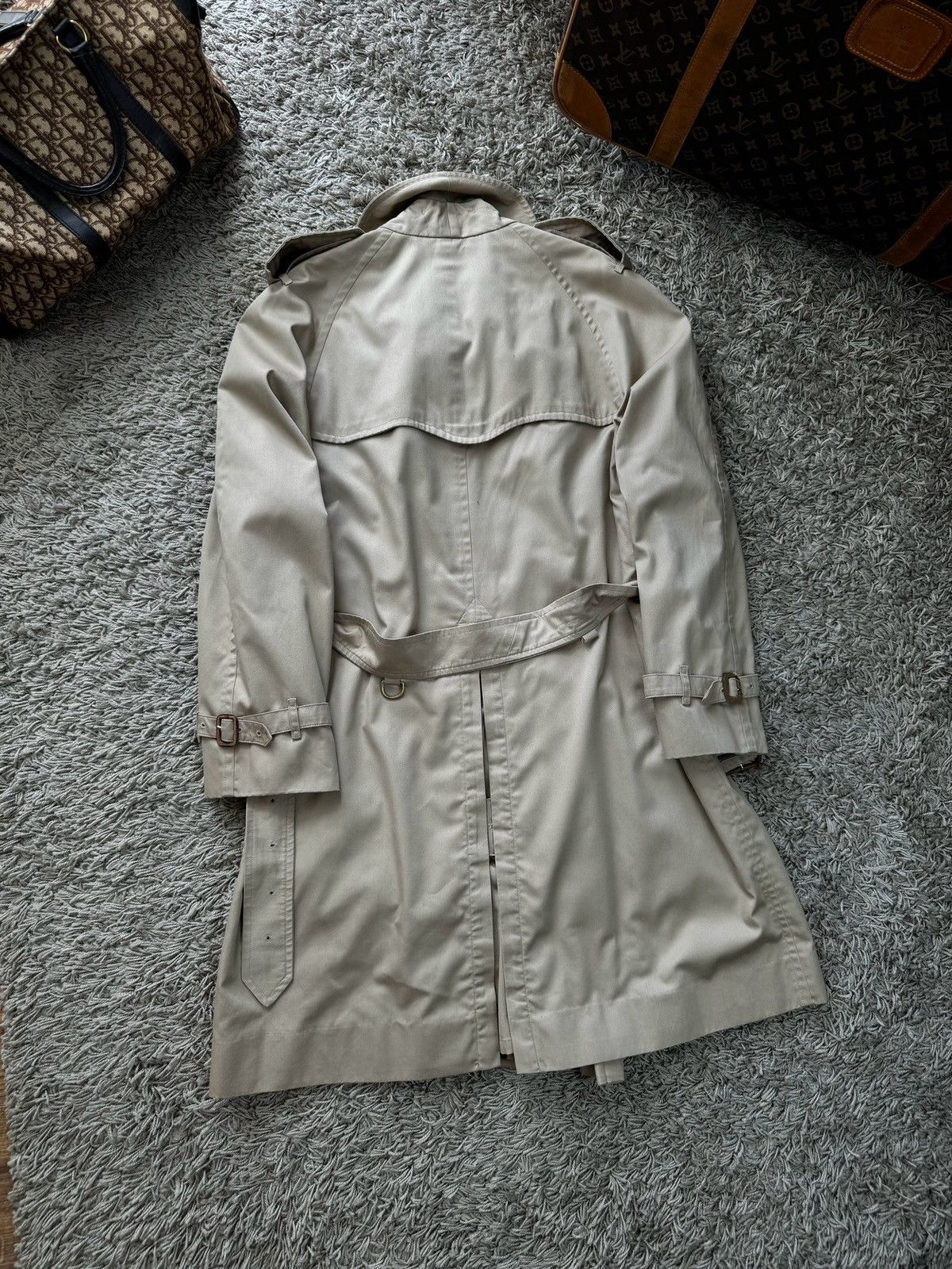Burberry × Vintage Vintage trench coat Burberry original luxury streetwear item Size M / US 6-8 / IT 42-44 - 3 Thumbnail