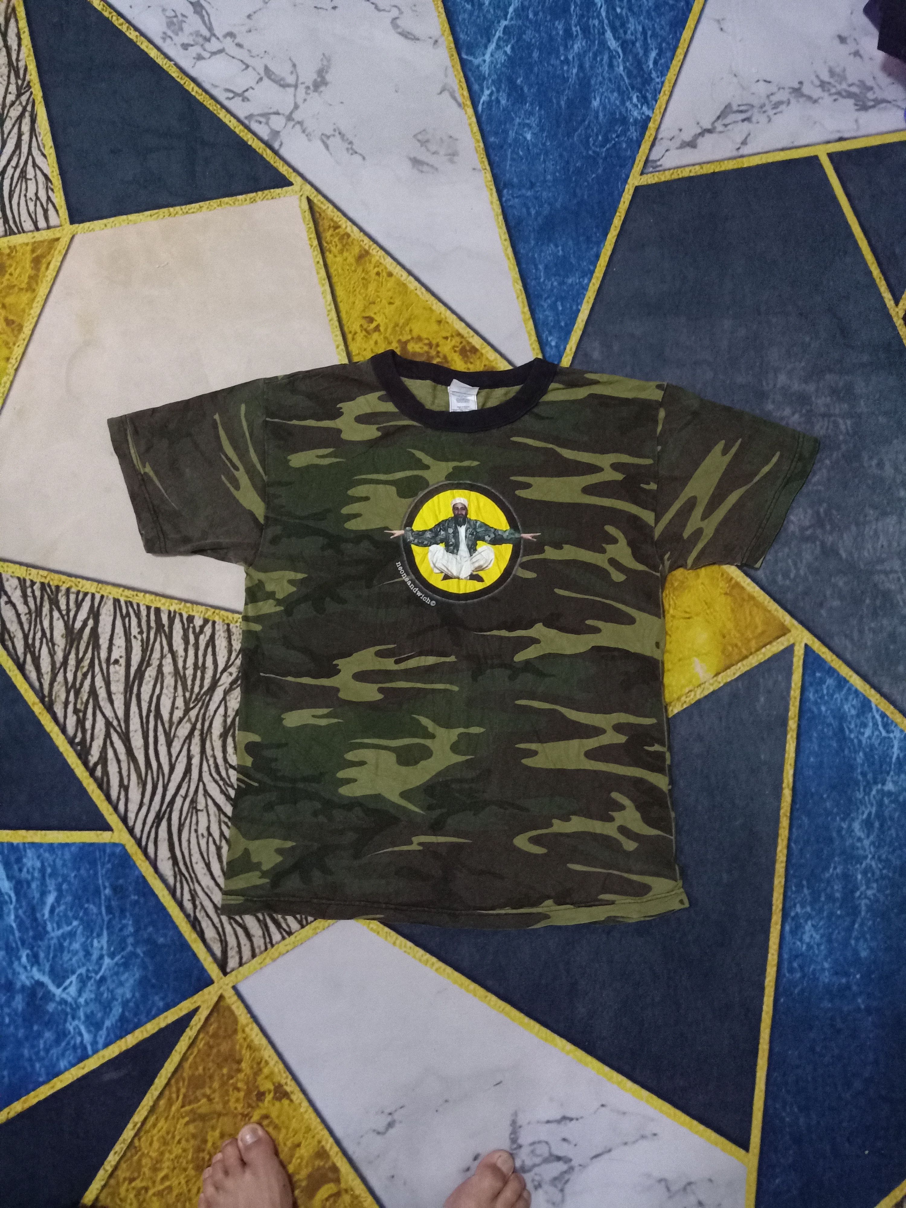 Vintage Vtg Osama Ben Laden tee Size US M / EU 48-50 / 2 - 2 Thumbnail