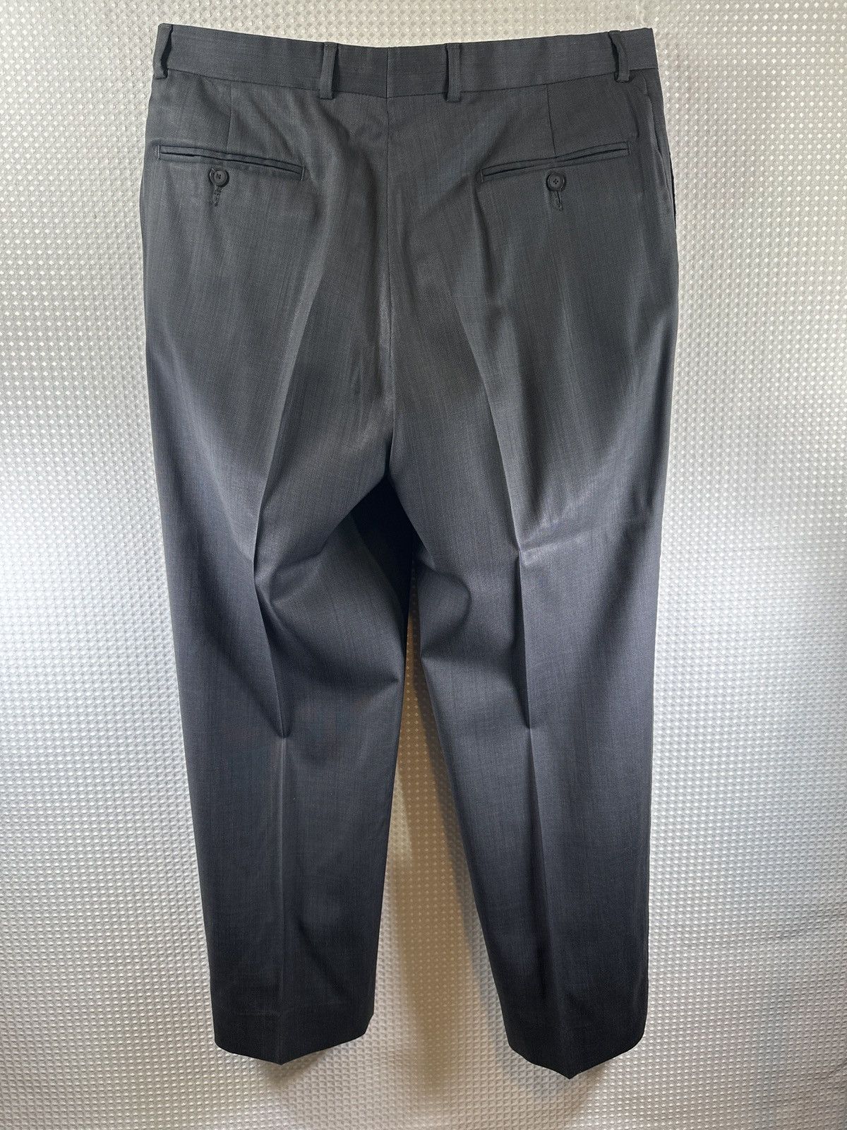 Givenchy Givenchy l00% Flat Front Wool Dress Slacks Size US 35 - 6 Thumbnail