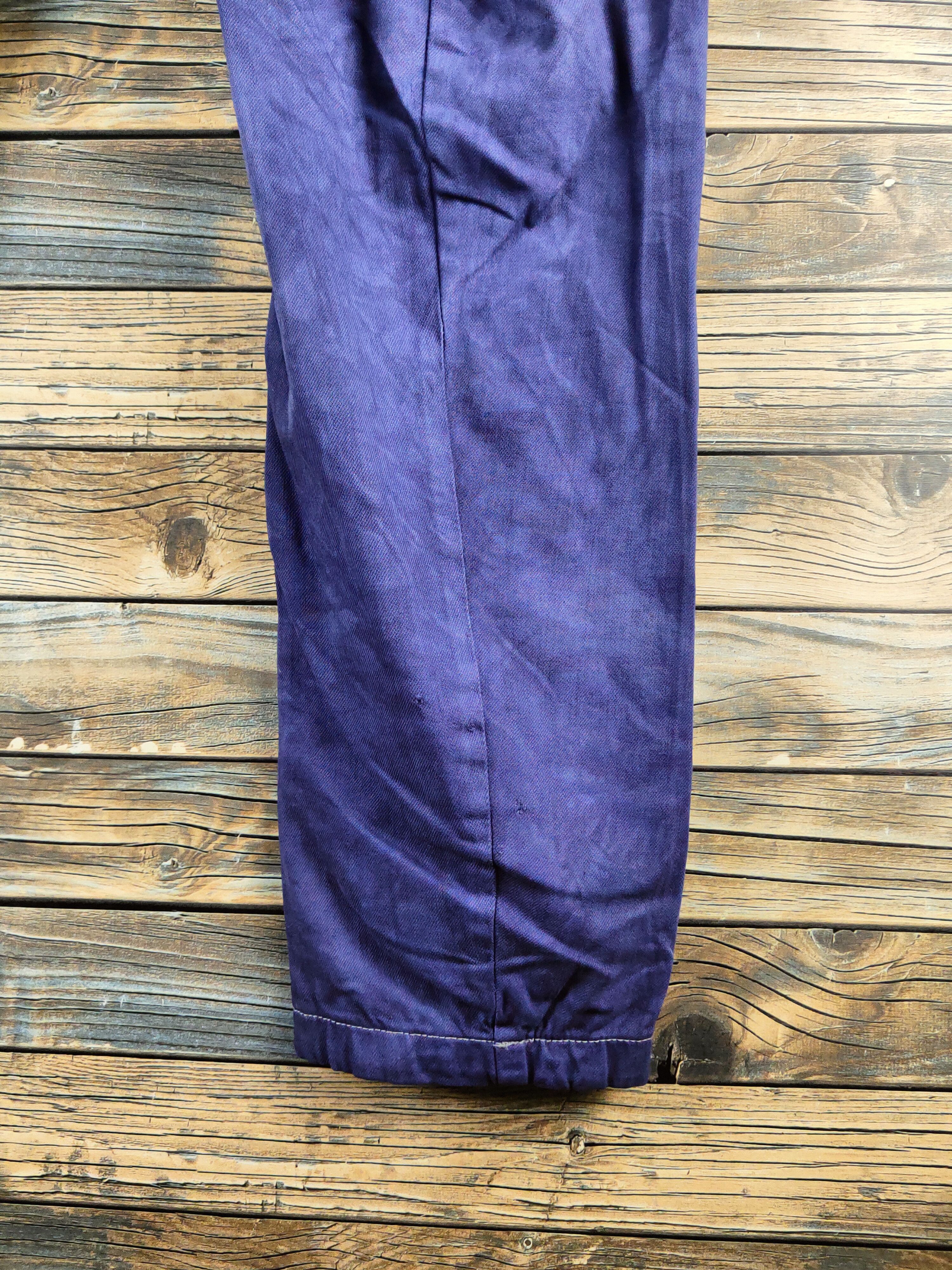 Japanese Brand DL Evenriver Purple Multipocket Cargo Pants #46-624 Size US 34 / EU 50 - 7 Thumbnail