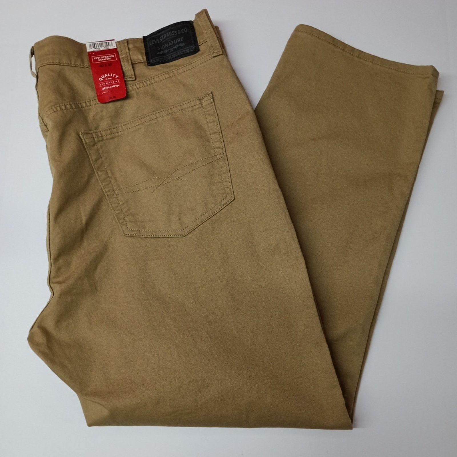 Levi's Signature By Levi Strauss Chino Pants Men's Size 40x30 Khaki Size US 40 / EU 56 - 1 Thumbnail
