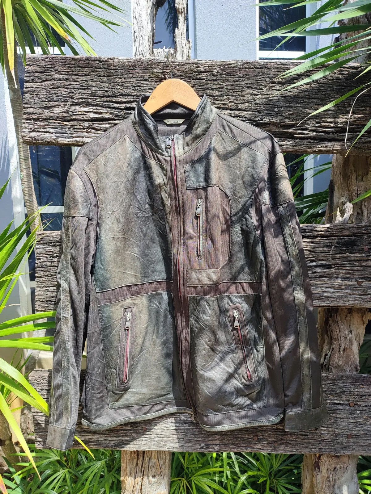 Japanese Brand Vintage 90s Santa Fe Japan Faux Leather Jacket Size US L / EU 52-54 / 3 - 1 Thumbnail