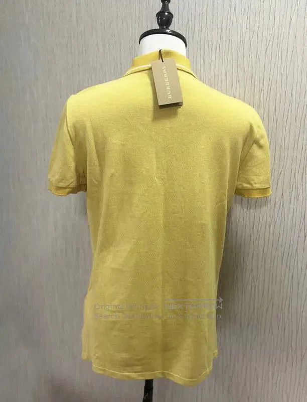 Burberry Burberry Yellow Cotton Men's Polo Shirt. Size US S / EU 44-46 / 1 - 2 Thumbnail
