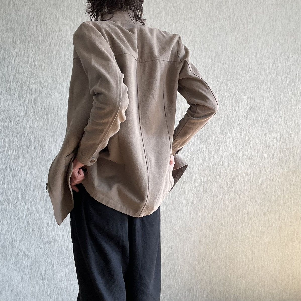 Vintage Vintage Hemp Coat Zip Jacket 00s «The Earth Collection» Size US M / EU 48-50 / 2 - 4 Thumbnail