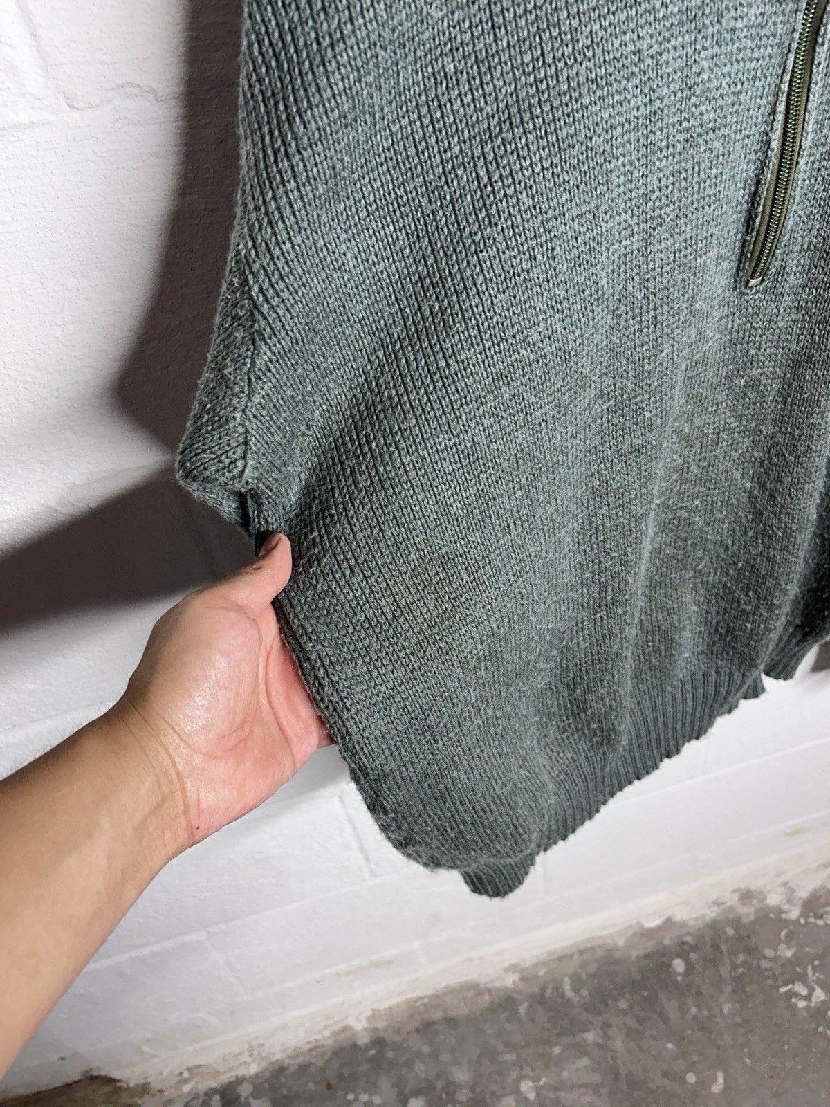 Other Vintage Swiss Military Virgin Wool Blend Sweater Half Zip Size US XL / EU 56 / 4 - 7 Thumbnail