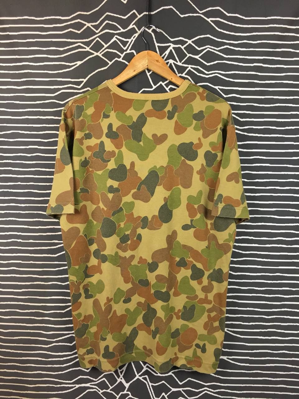 Vintage Vtg Australian Military DPCU Auscam Camouflage Tee Size US XL / EU 56 / 4 - 7 Thumbnail