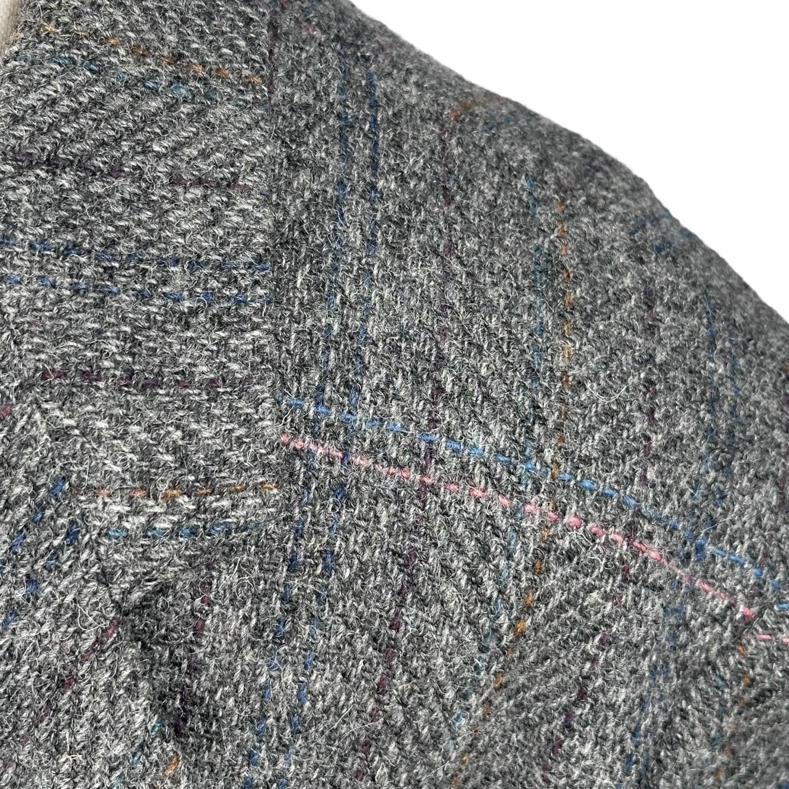 Other Oakton Sport Coat Men’s 46R Gray Wool Lapel Blazer Jacket Size 46R - 3 Thumbnail