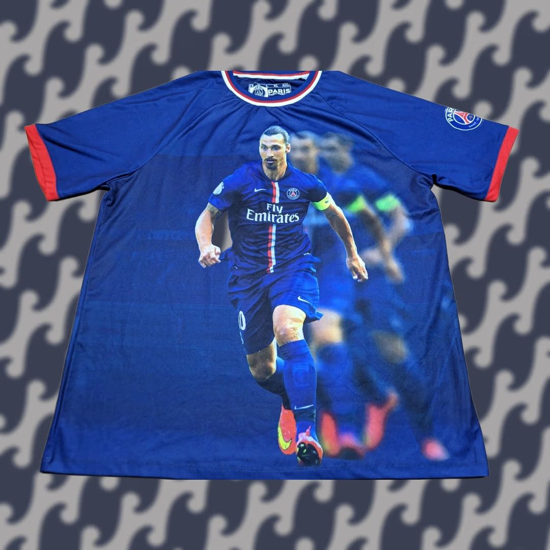 Vintage PARIS SAINT GERMAIN ZLATAN IBRAHIMOVIC official collection Jersey XL Weeplay PSG Size US XL / EU 56 / 4 - 1 Thumbnail