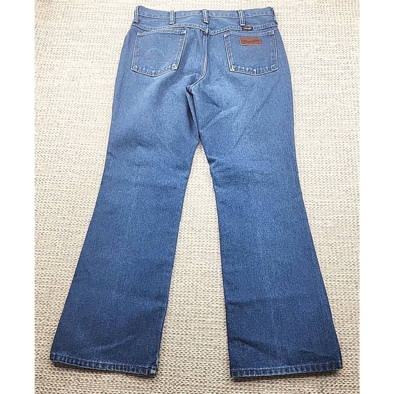 Wrangler VINTAGE Wrangler Jeans Mens 34x31 Blue Slim Fit Cowboy Cut 936DEN Post Malone USA Jeans Men's Slim 90s Cowboy Western Ranch Size US 34 / EU 50 - 2 Thumbnail