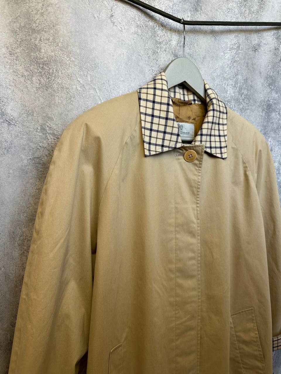 Aquascutum Aquascutum of London Trench Coat Vintage Beige Check Lining Size US L / EU 52-54 / 3 - 4 Thumbnail