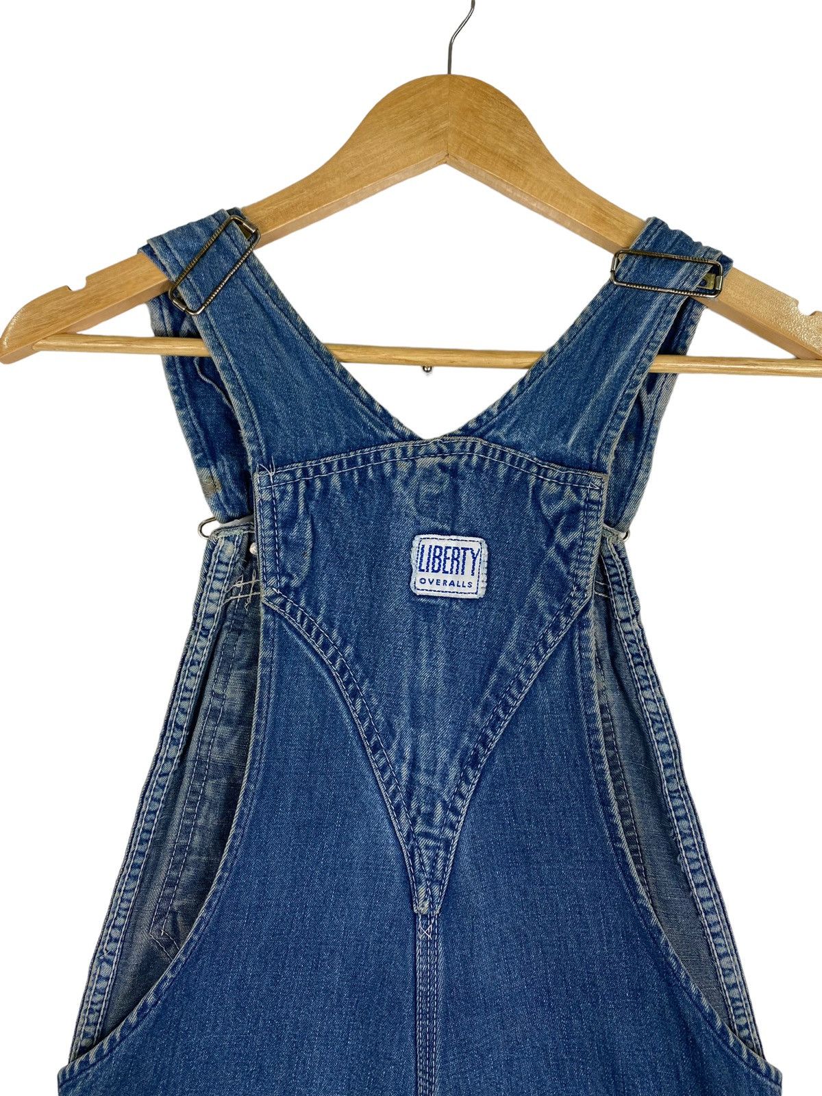 Japanese Brand Vintage Liberty Overall Denim Size US 28 / EU 44 - 15 Thumbnail
