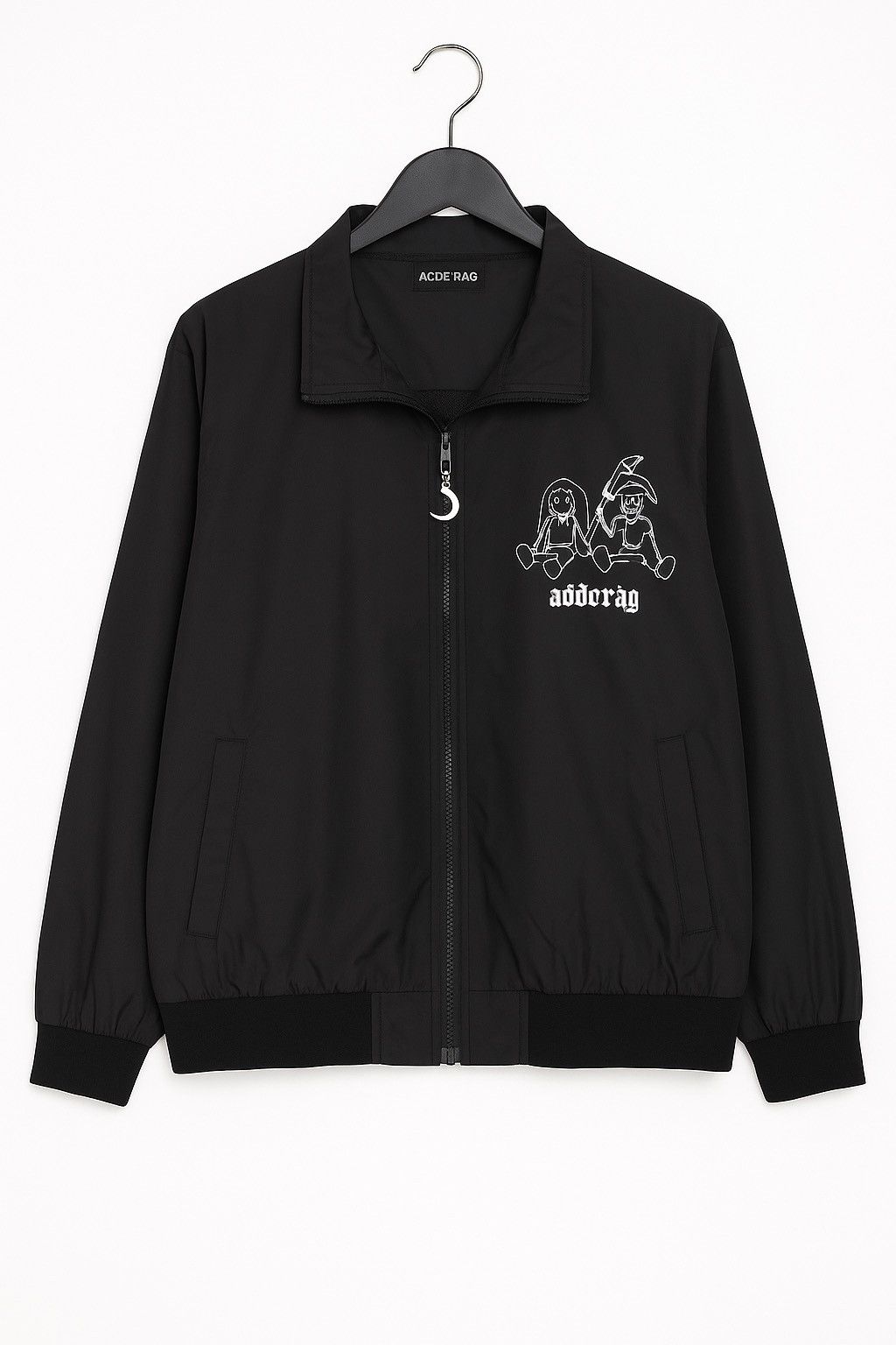 Japanese Brand ACDC RAG Bunny Dolls Coach Jacket Harajuku Gothic Streetwear Size US L / EU 52-54 / 3 - 2 Thumbnail