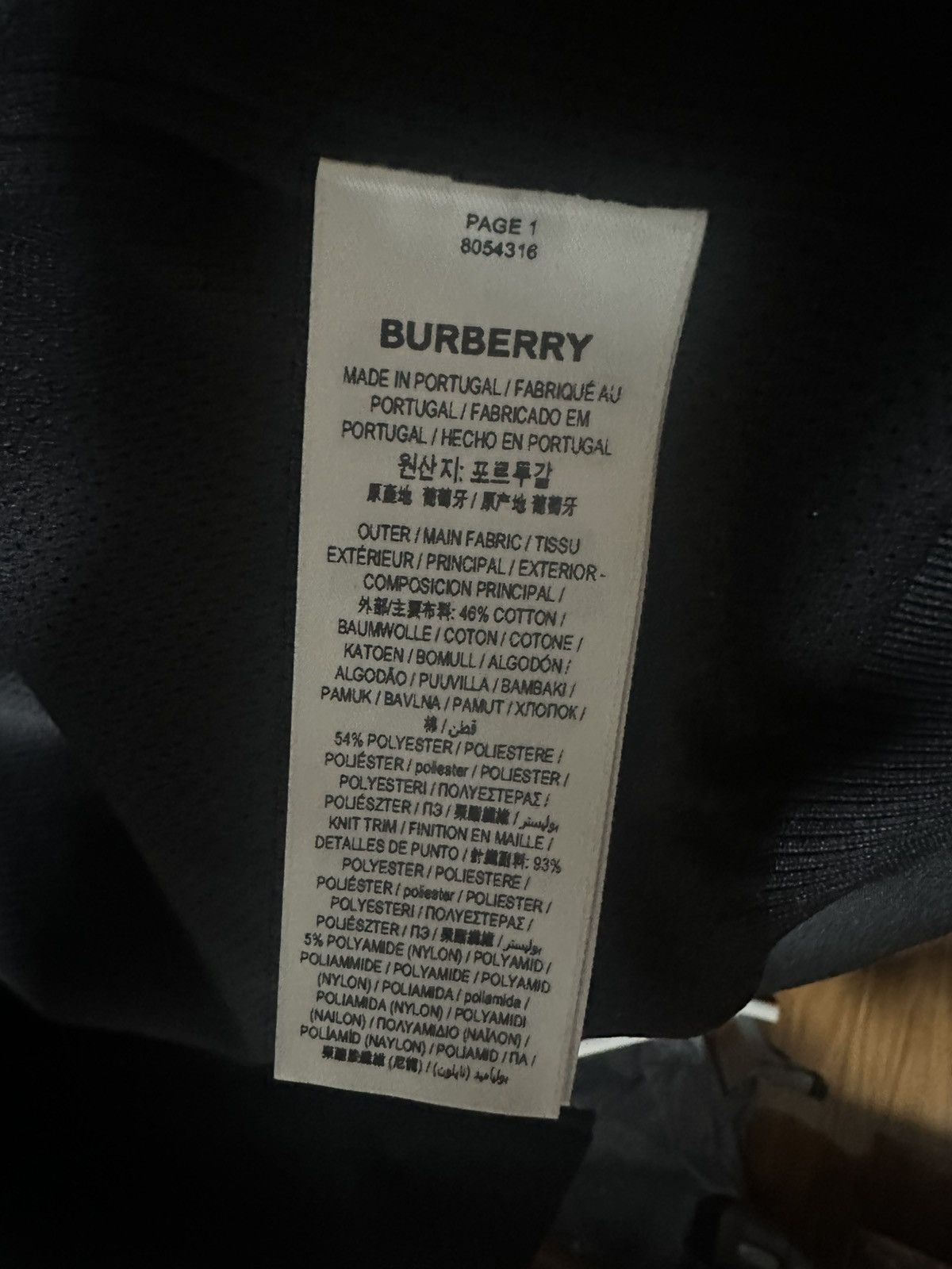 Burberry Burberry Fawfield logo-print regular-fit woven track jacket Size US S / EU 44-46 / 1 - 5 Thumbnail