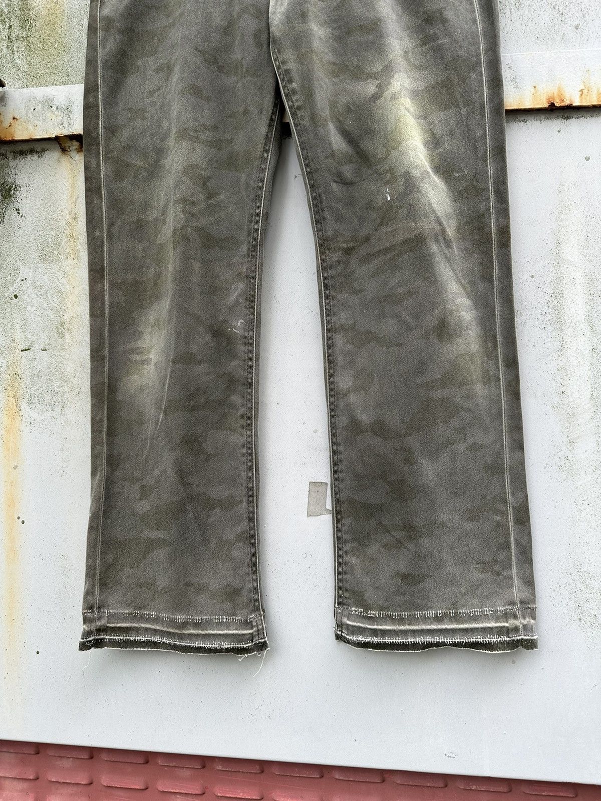 Vintage 👹Vintage THRASHED Carters Camo Jeans Size US 30 / EU 46 - 8 Thumbnail