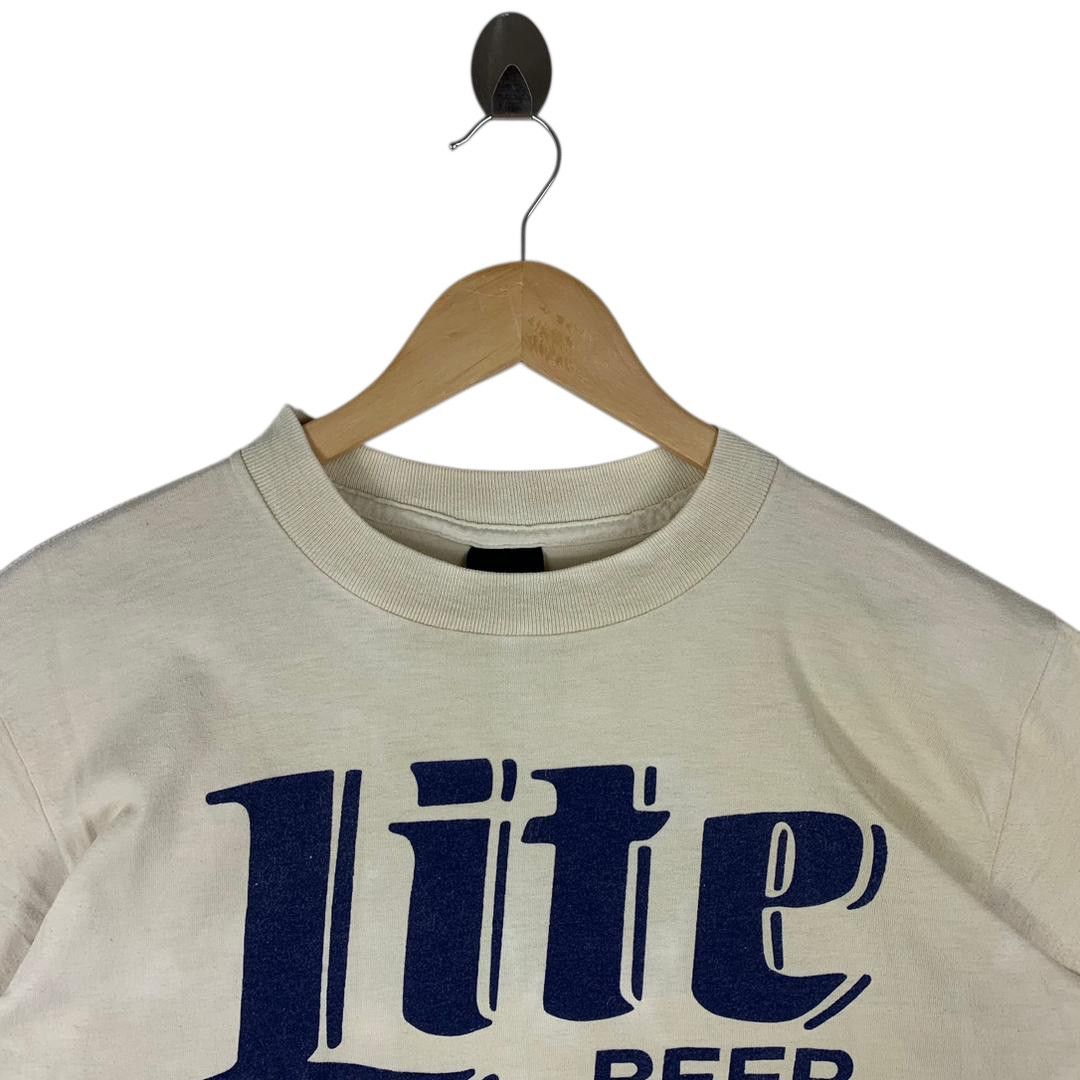 Other Vintage 90s Miller Lite Beer Graphic Tee Size US M / EU 48-50 / 2 - 2 Thumbnail