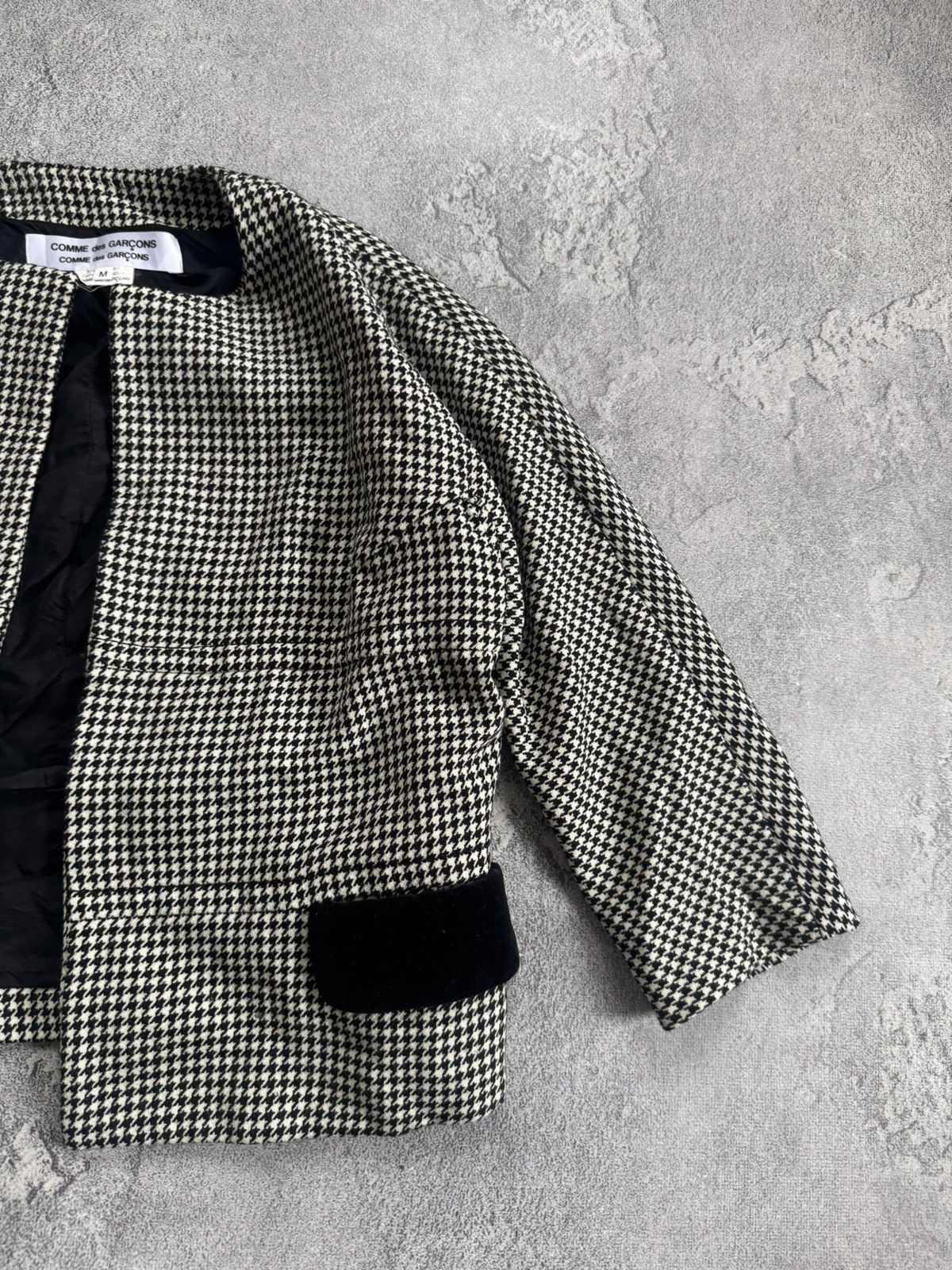 Comme des Garcons Comme des Garcons M/size wmns blazer wool jacket tweed Size M / US 6-8 / IT 42-44 - 7 Thumbnail