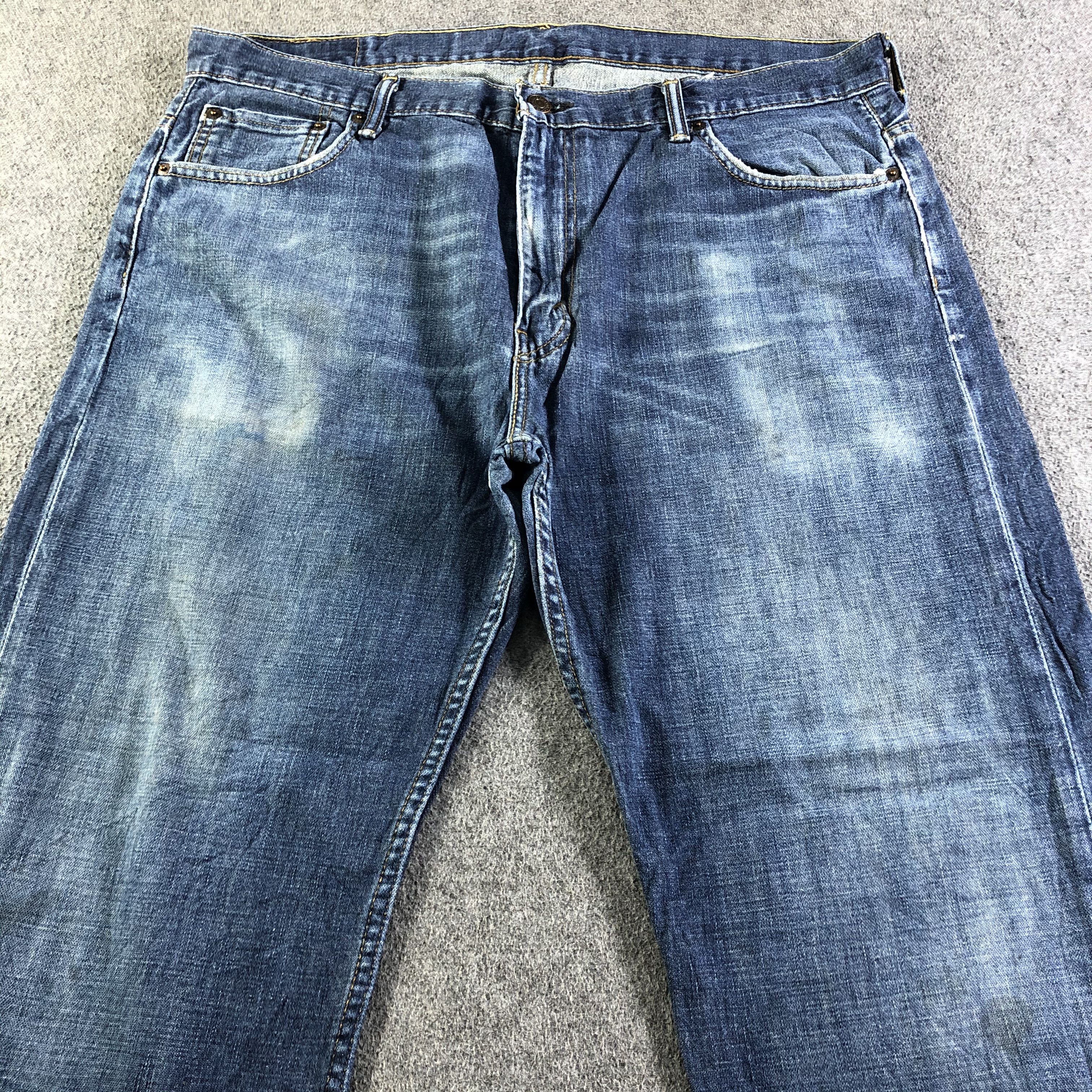 Levi's Vintage Blue Wash Levis 569 Jeans-J4437 Size US 39 - 3 Thumbnail