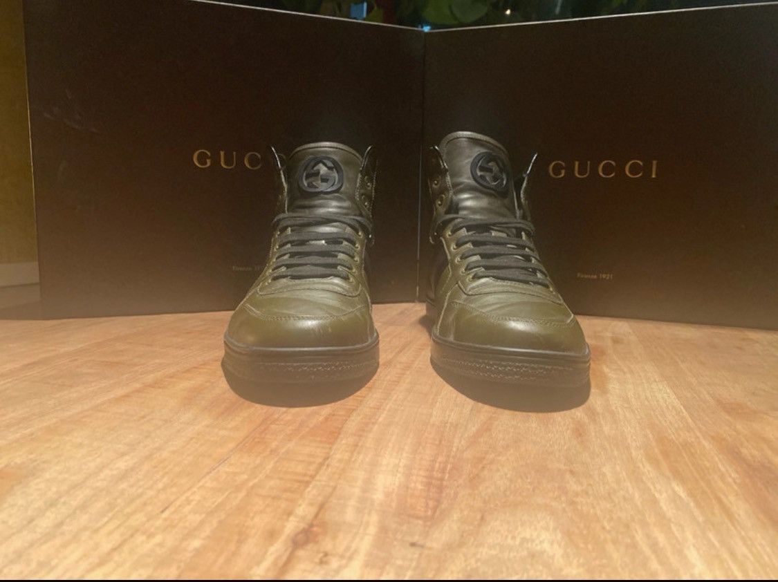 Gucci Gucci high top sneakers Size US 10 / EU 43 - 3 Thumbnail