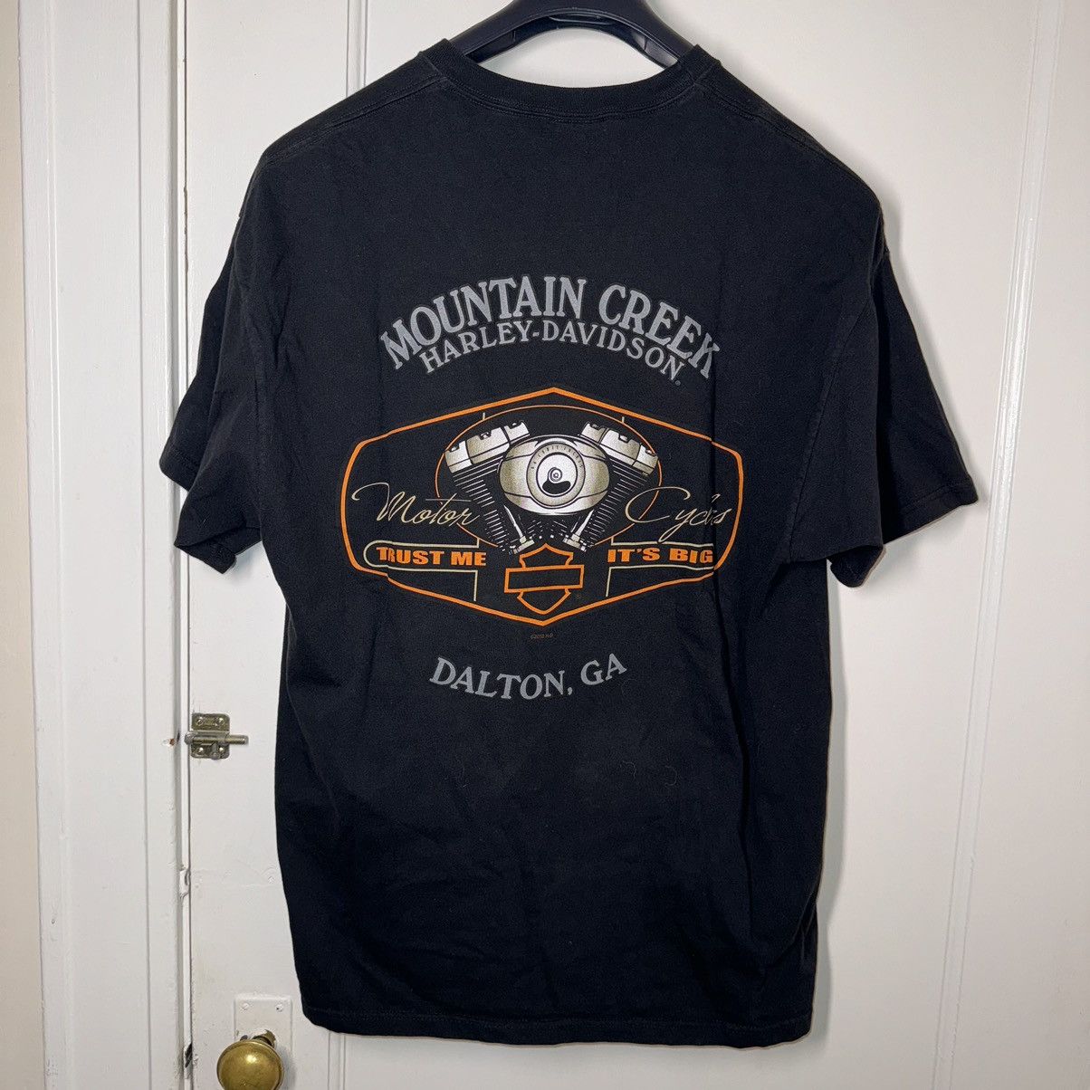 Harley Davidson Harley-Davidson Faded American Flag Tee Size US XL / EU 56 / 4 - 4 Thumbnail