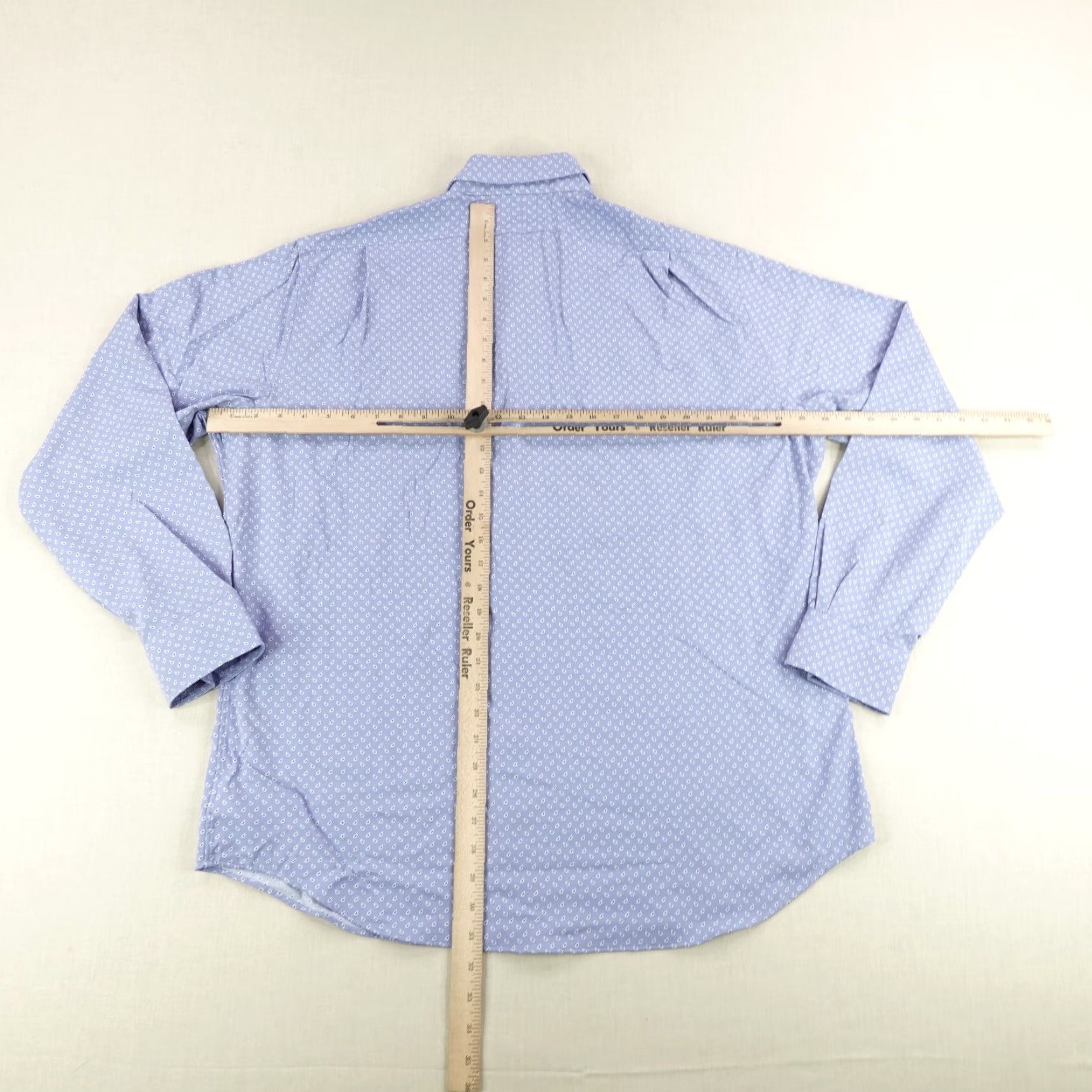Polo Ralph Lauren VINTAGE Polo Ralph Lauren Shirt Mens XL Blue Paisley Long Sleeve Button Up Business Casual Formal Preppy Lightweight Stretch Size US XL / EU 56 / 4 - 6 Thumbnail