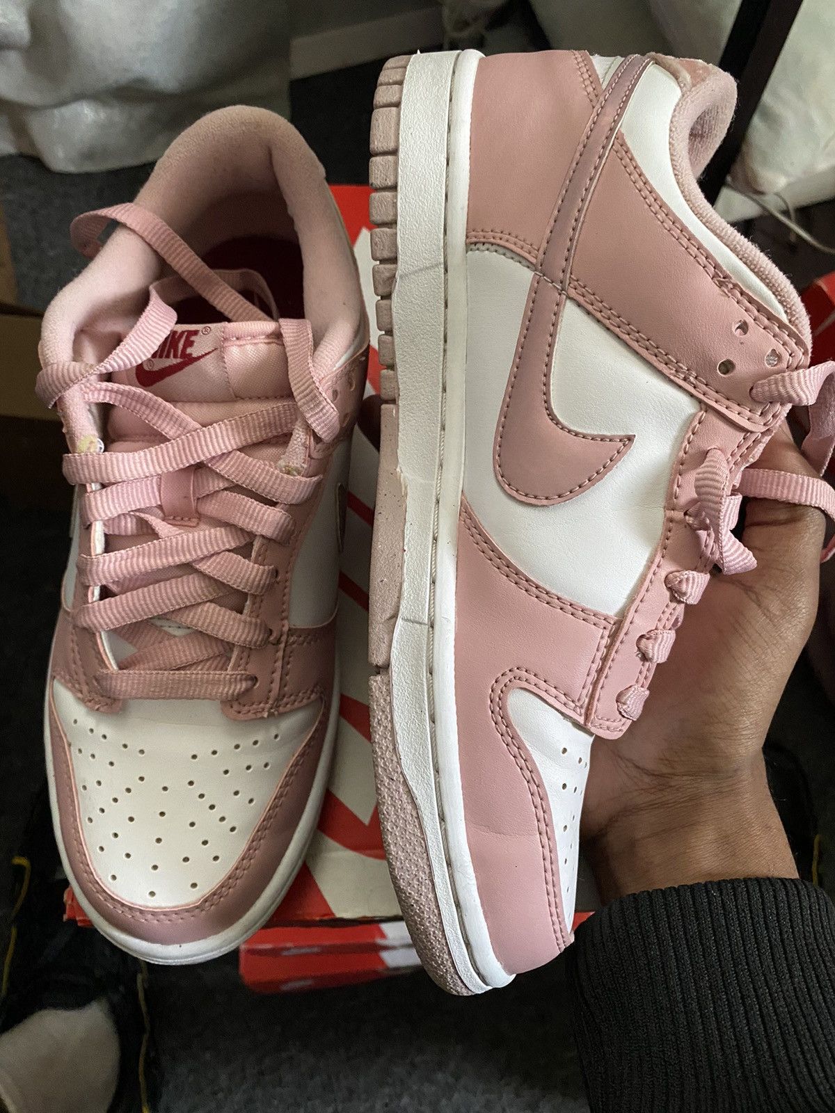 Nike Nike dunk low Pink Velvet Size US 7 / IT 37 - 3 Thumbnail