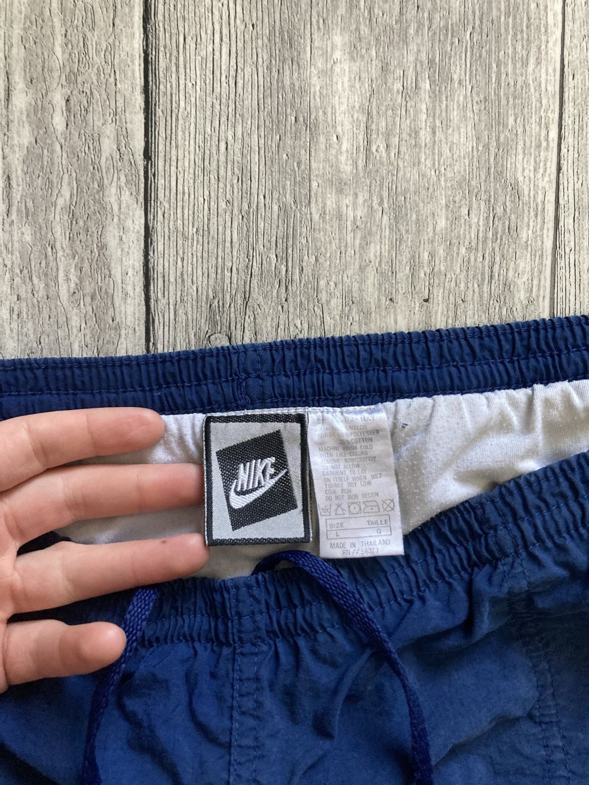 Nike × Vintage Vintage 90’s Nike shorts L y2k uk drill drip tech fleece acg Size US 34 / EU 50 - 8 Thumbnail