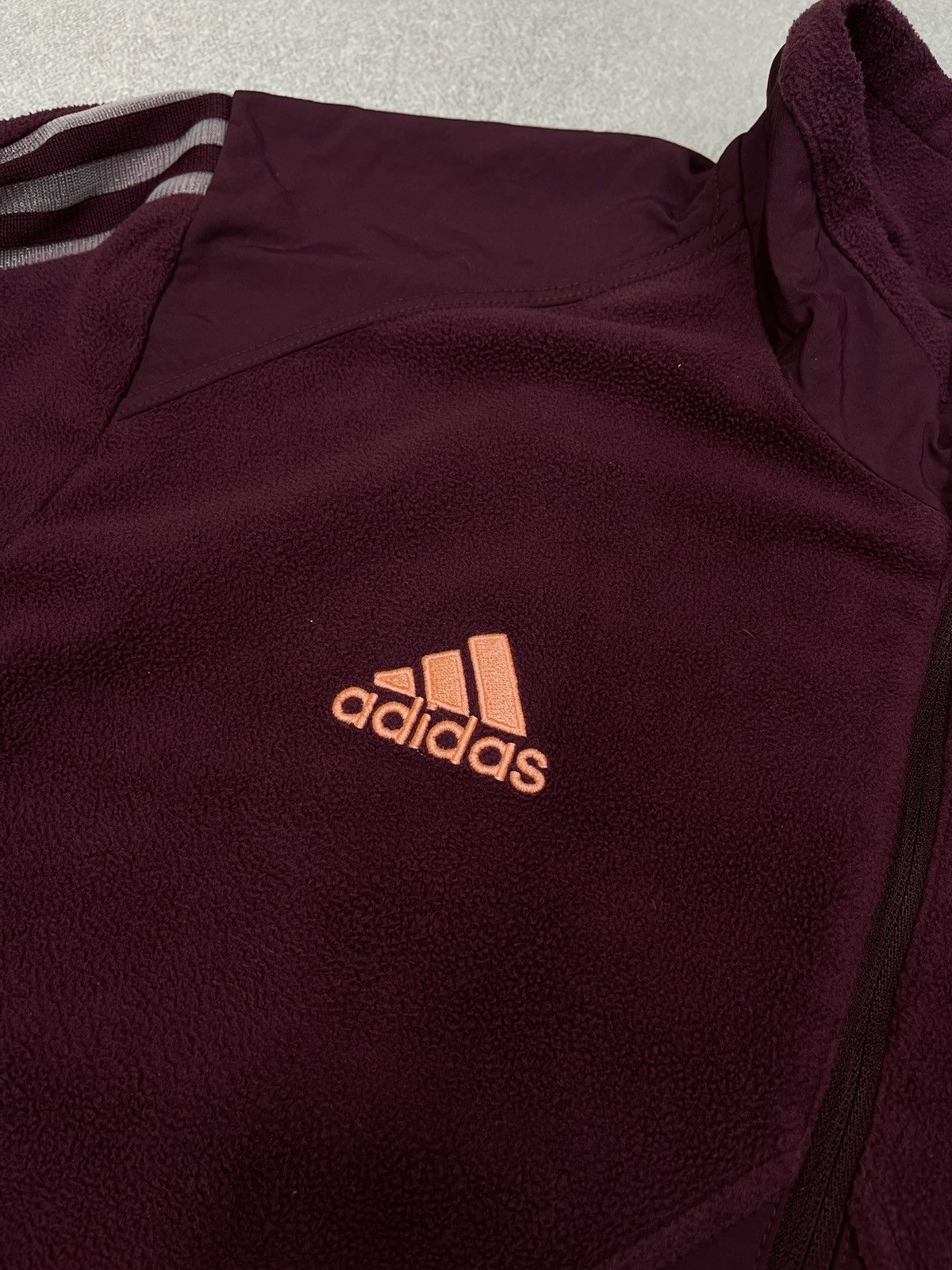 Adidas Mens Adidas Manchester United 1/4 Half Zip Fleece Y2K Jersey Size US L / EU 52-54 / 3 - 5 Thumbnail