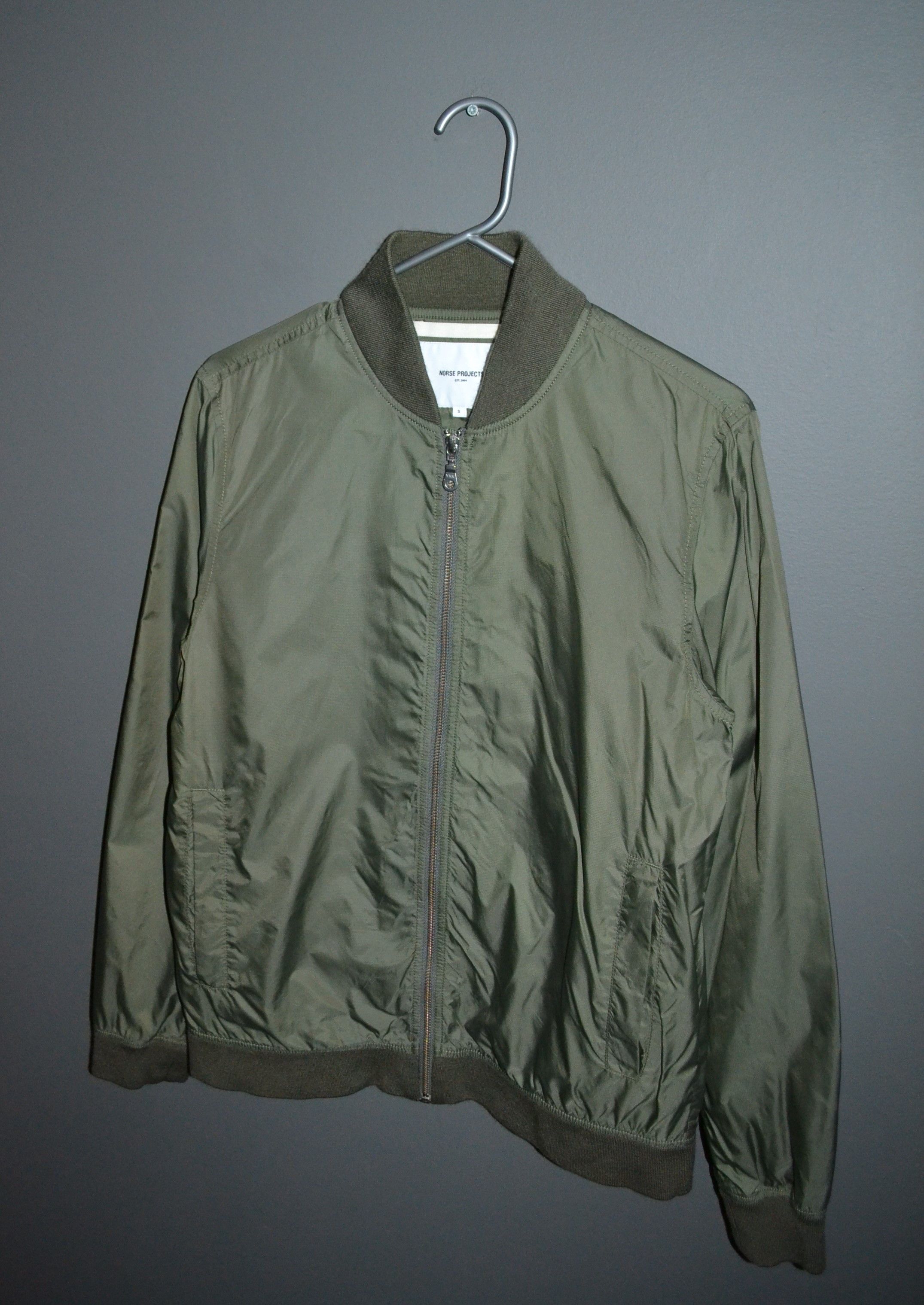 Norse Projects Norse Projects Ryan Light Ripstop Bomber Jacket Green S Size US S / EU 44-46 / 1 - 1 Thumbnail