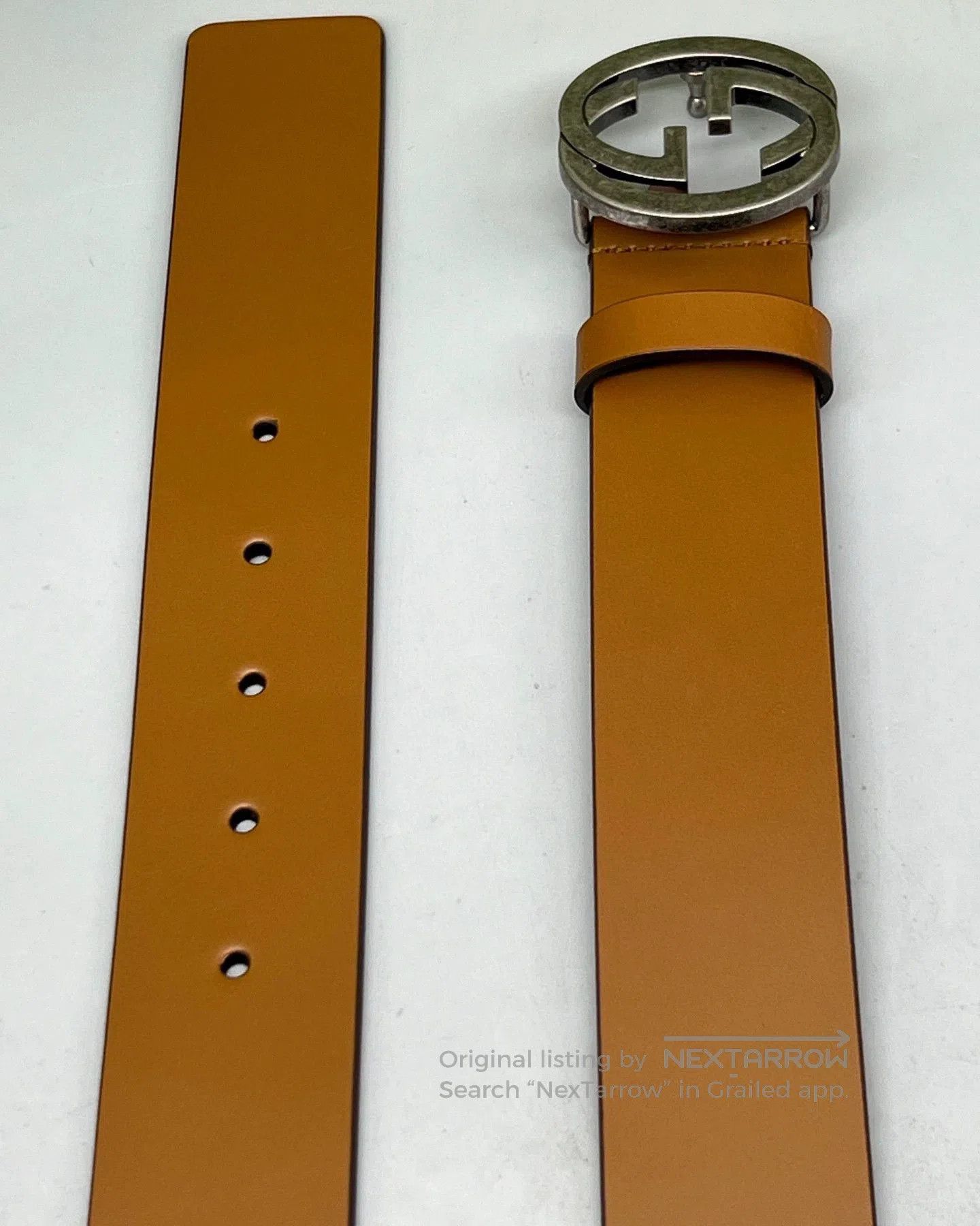 Gucci gucci brown double g buckle belt. Size ONE SIZE - 4 Thumbnail