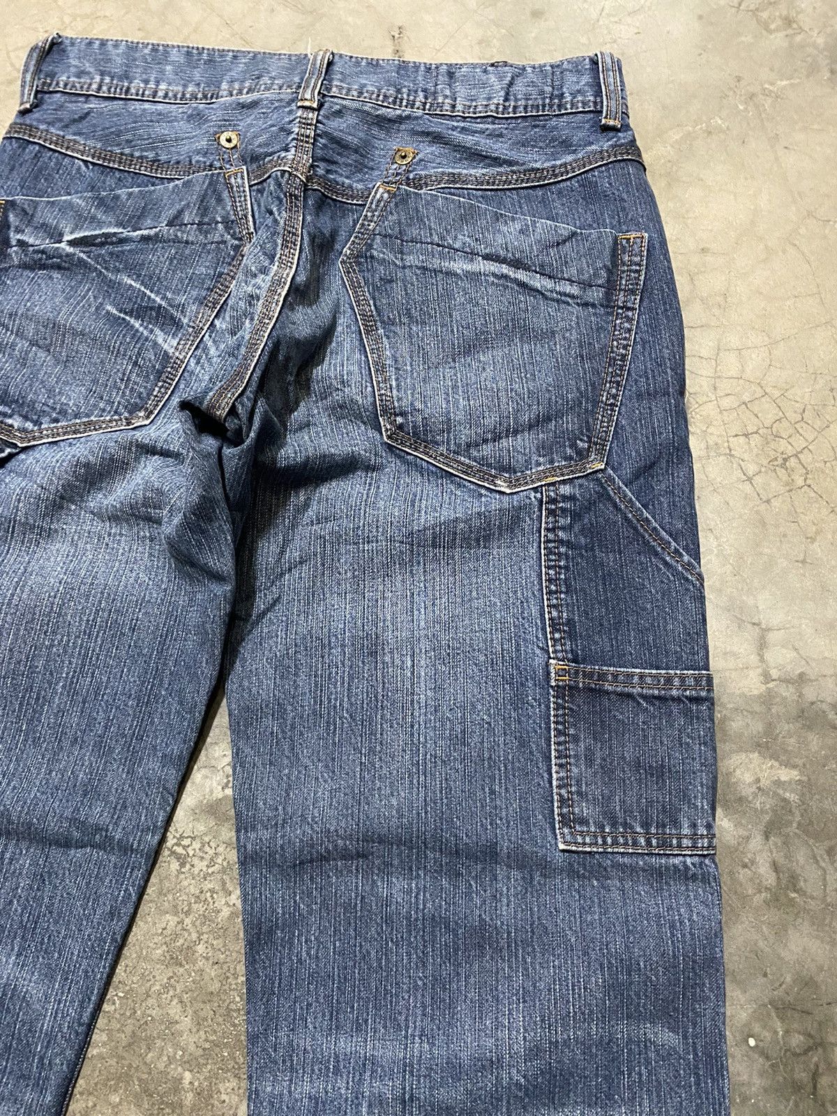 JNCO × Japanese Brand Baggy Jeans Japanese Carpenter Rush Hour Distressed Size US 32 / EU 48 - 5 Thumbnail