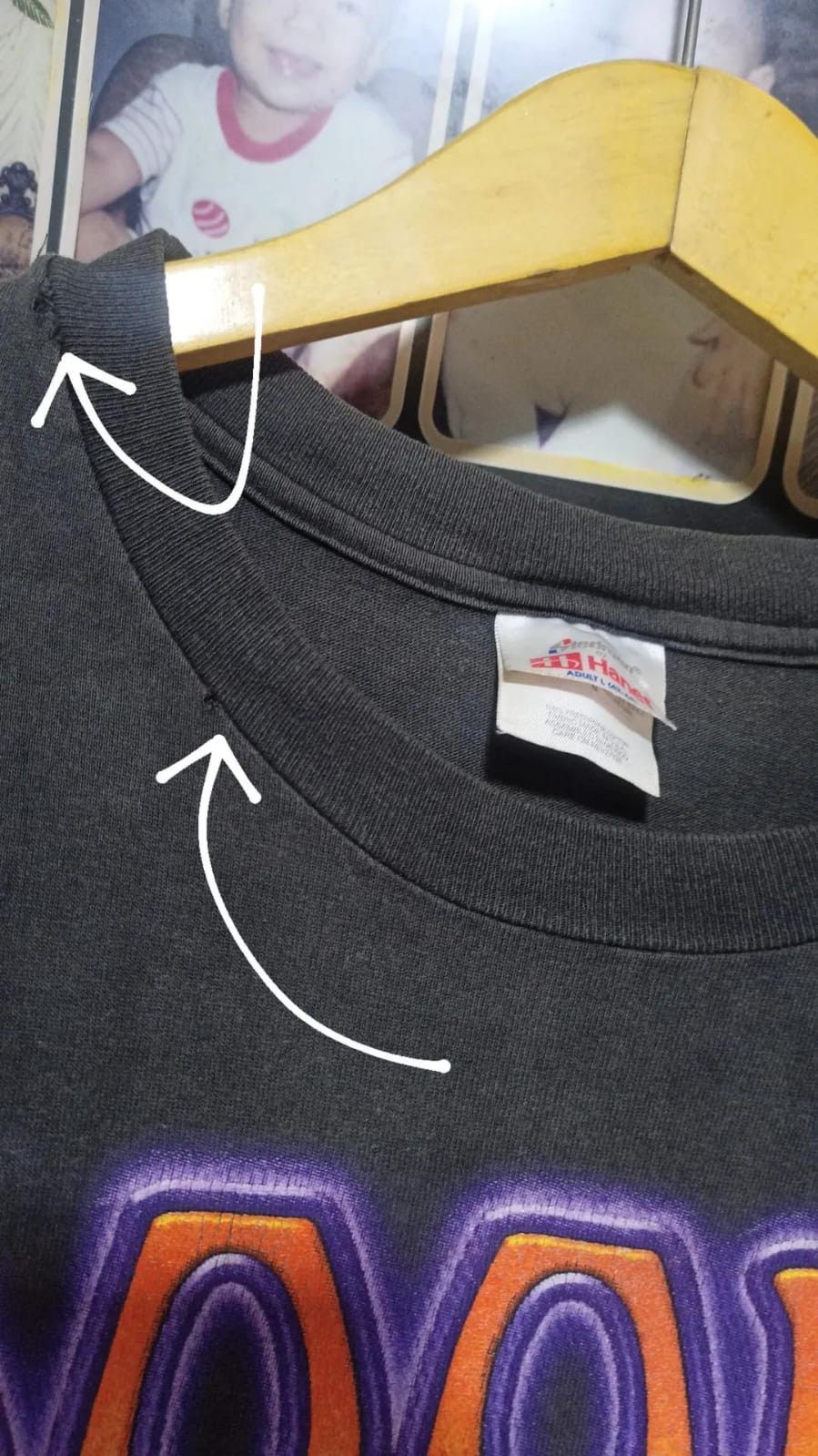 Hanes Vintage 90's The Doors Hanes Tag Large Size US L / EU 52-54 / 3 - 3 Thumbnail