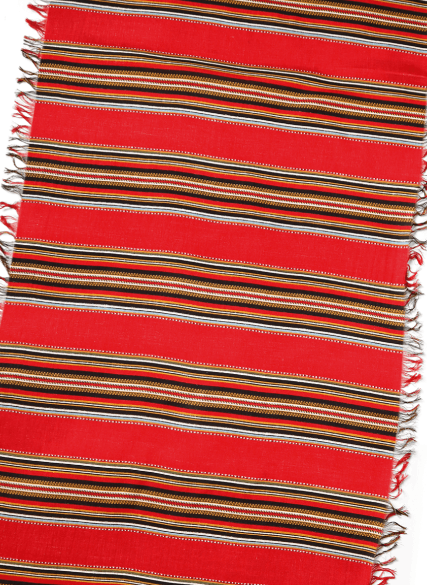 Kapital Rayon fringe scarf (Pecos stripe) Size ONE SIZE - 3 Thumbnail